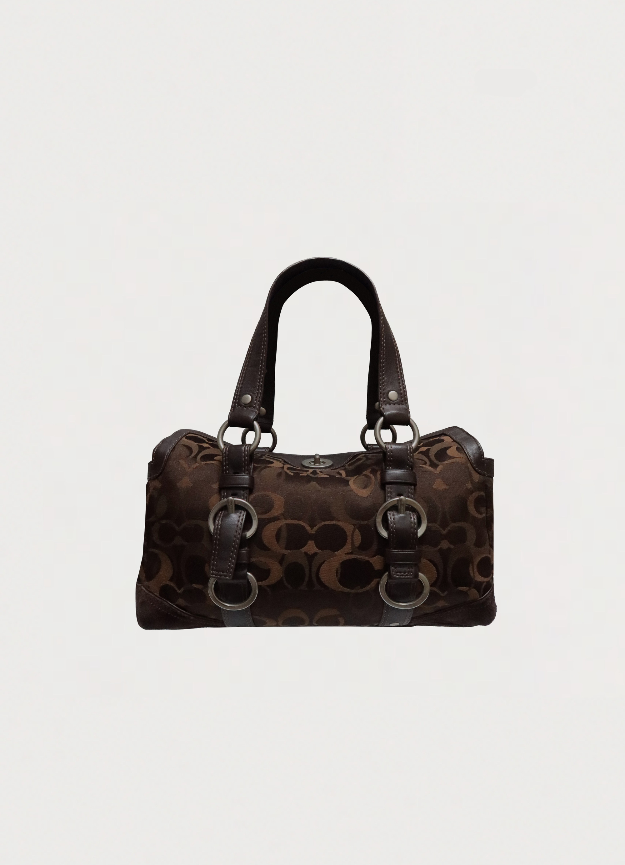 CHELSEA OPTIC DUFFLE SATCHEL BAG