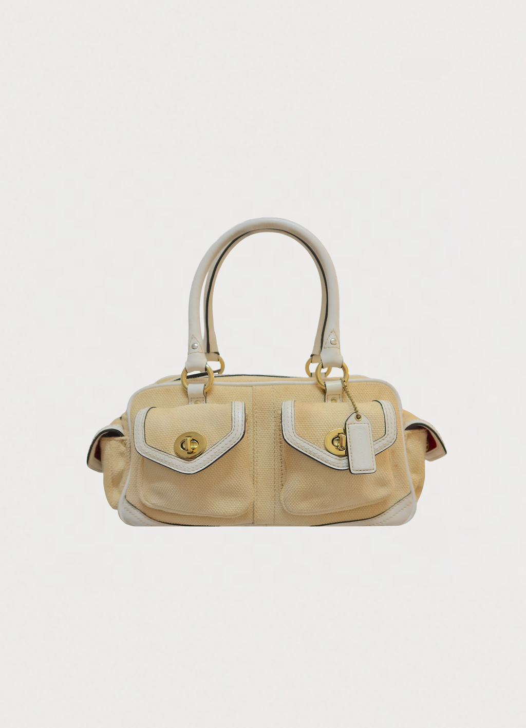 LEGACY COTTON TWILL GALLERY SATCHEL BAG