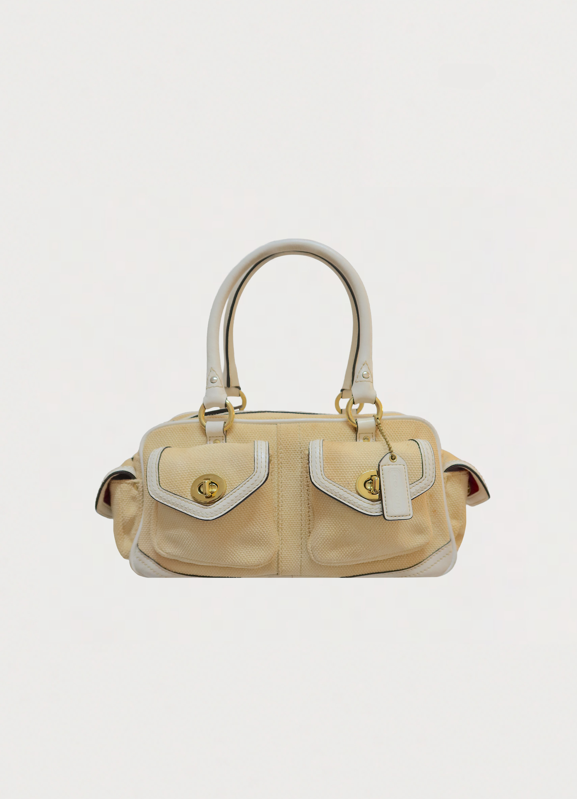 LEGACY COTTON TWILL GALLERY SATCHEL BAG