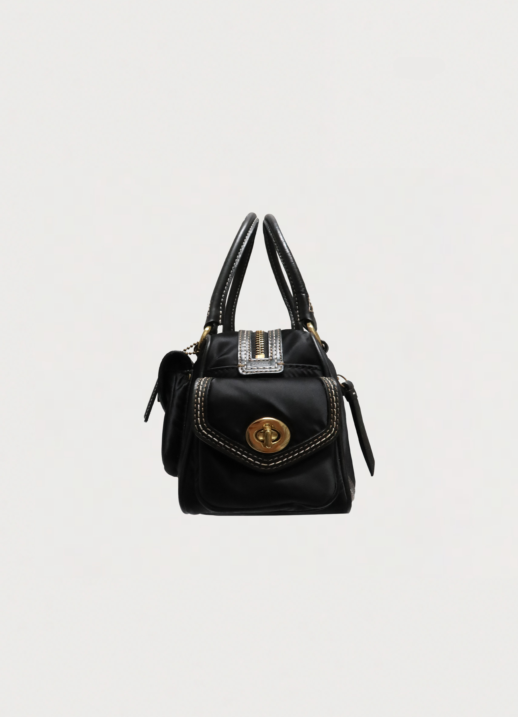 SOHO SIGNATURE POCKET SATCHEL BAG