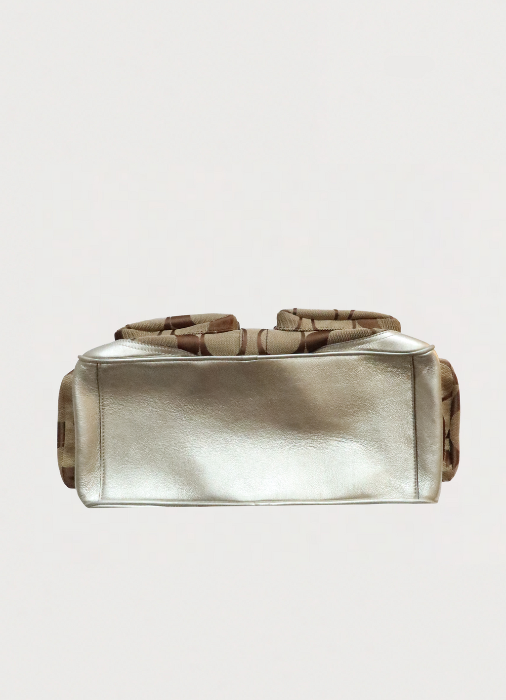 SIGNATURE GALLERY POCKET SATCHEL SHOULDER BAG