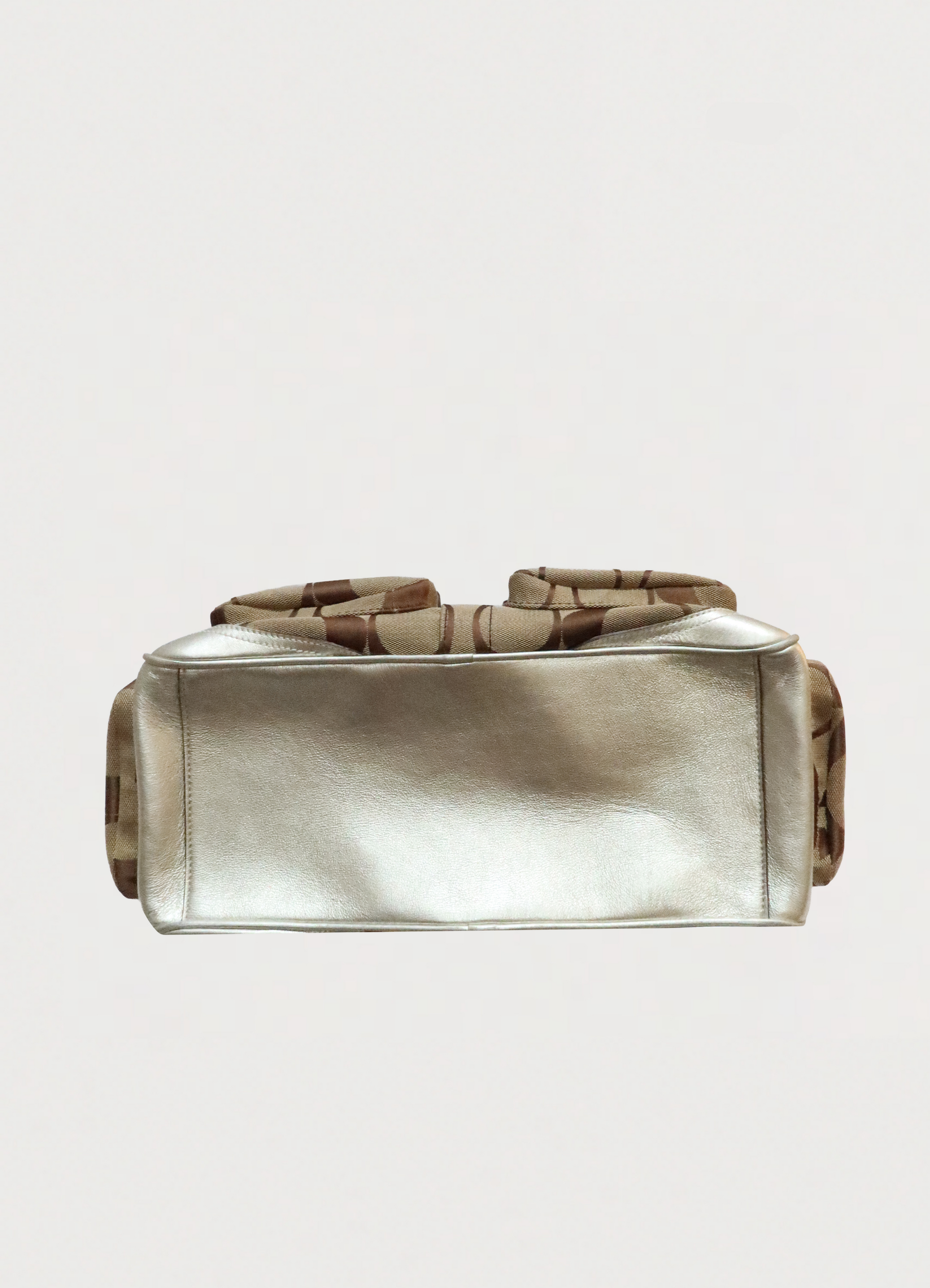 SIGNATURE GALLERY POCKET SATCHEL SHOULDER BAG