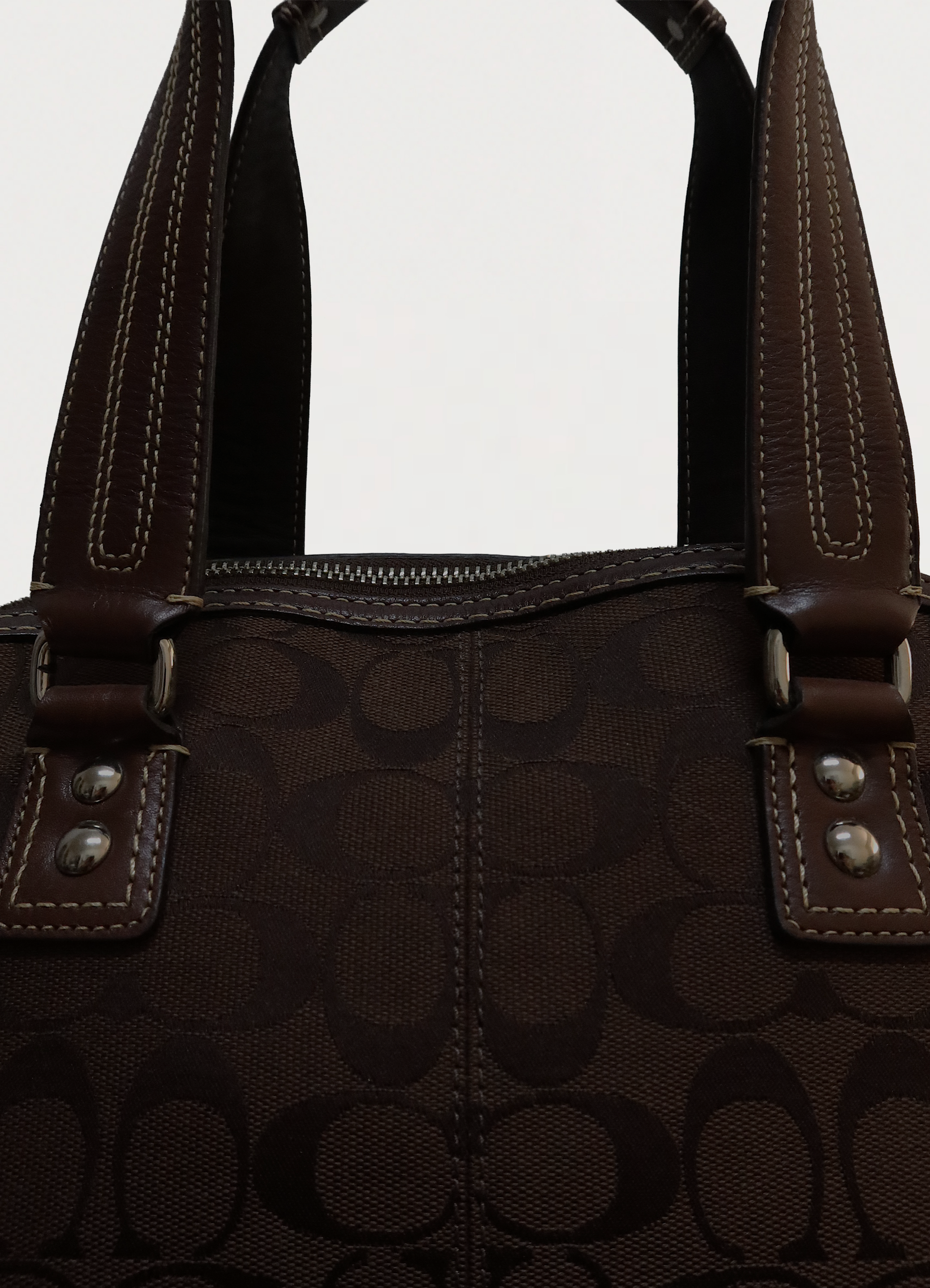 HAMPTONS SIGNATURE DOMED SATCHEL BAG