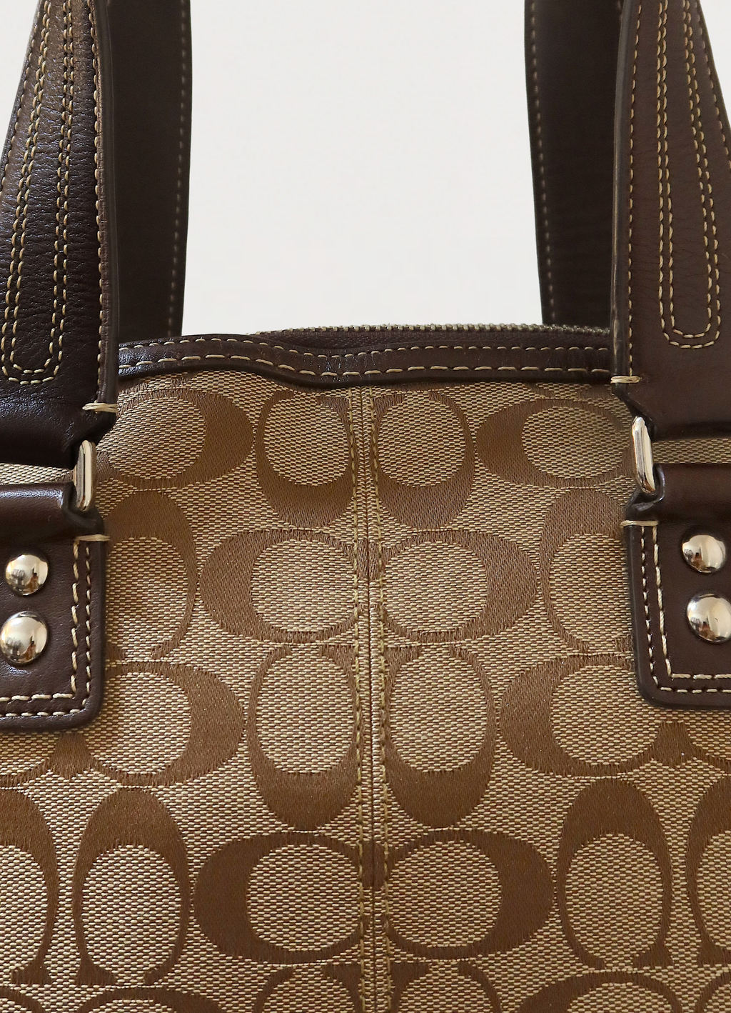 HAMPTONS SIGNATURE DOMED SATCHEL BAG