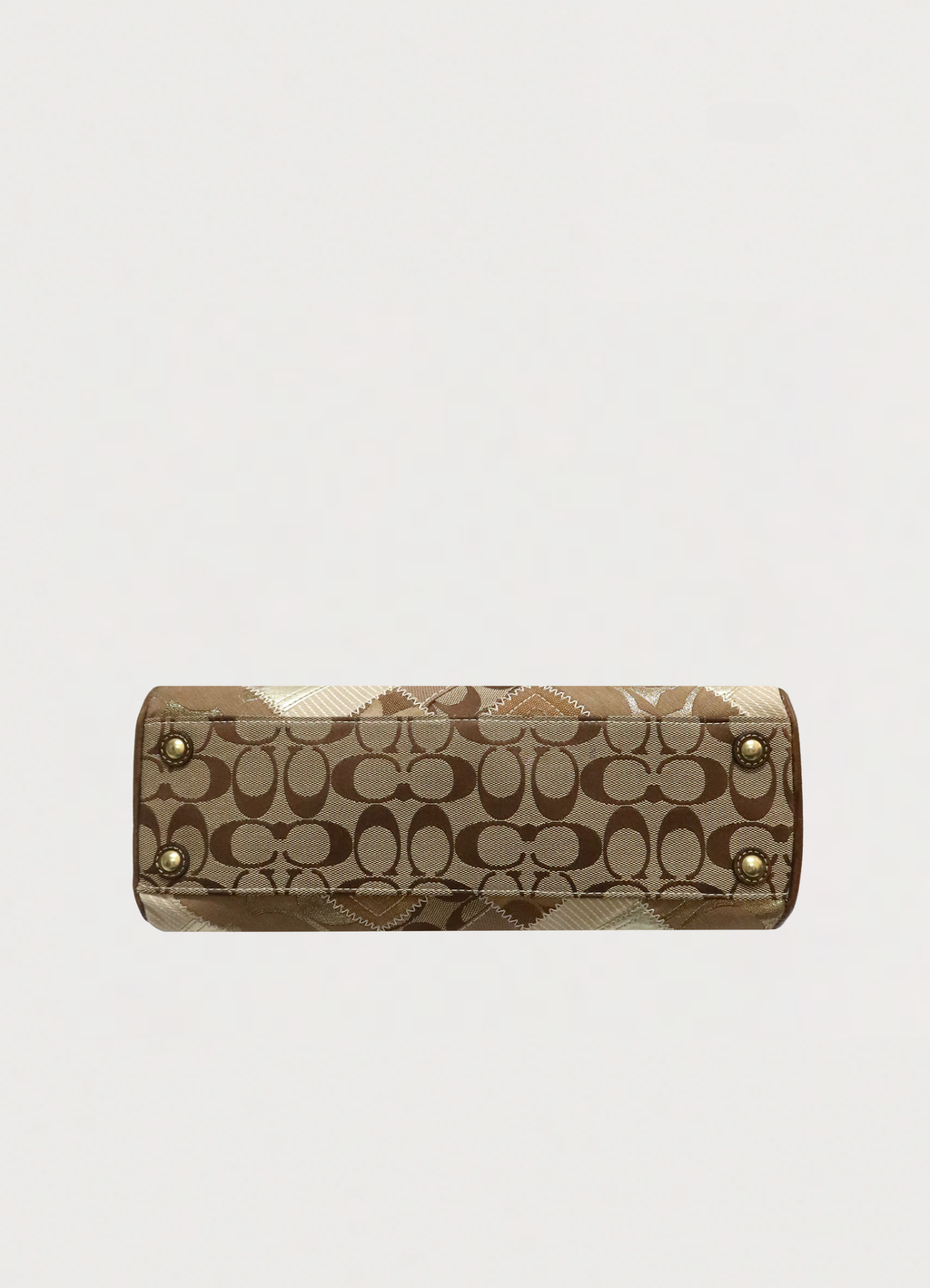 PATCHWORK HAMPTONS TURNLOCK SHOULDER BAG