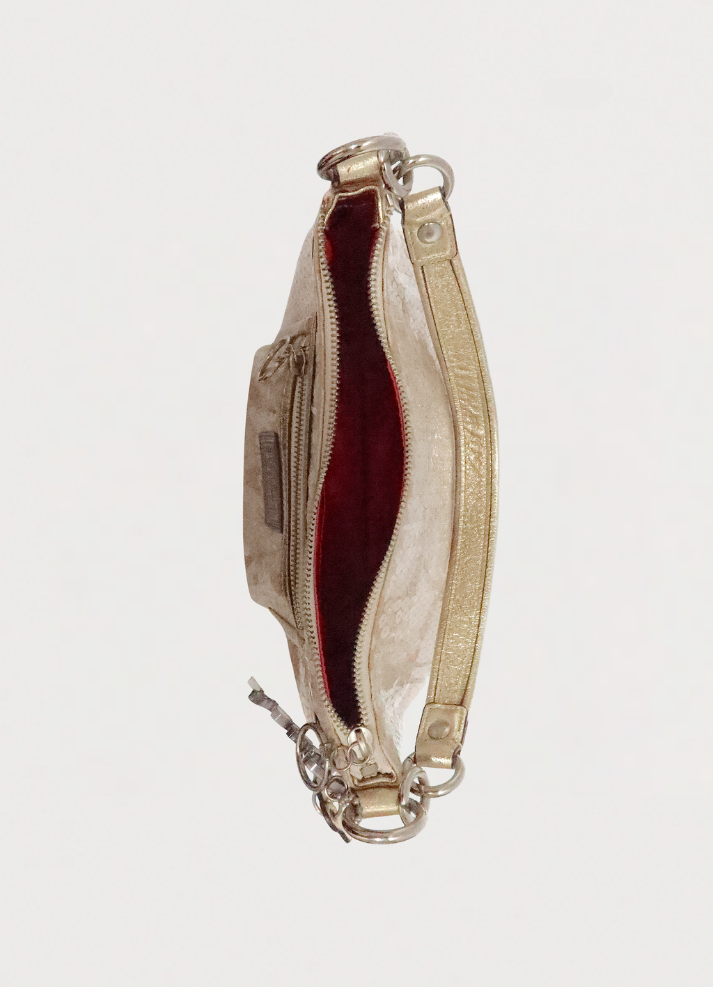 POPPY SEQUIN SIGNATURE SHOULDER BAG