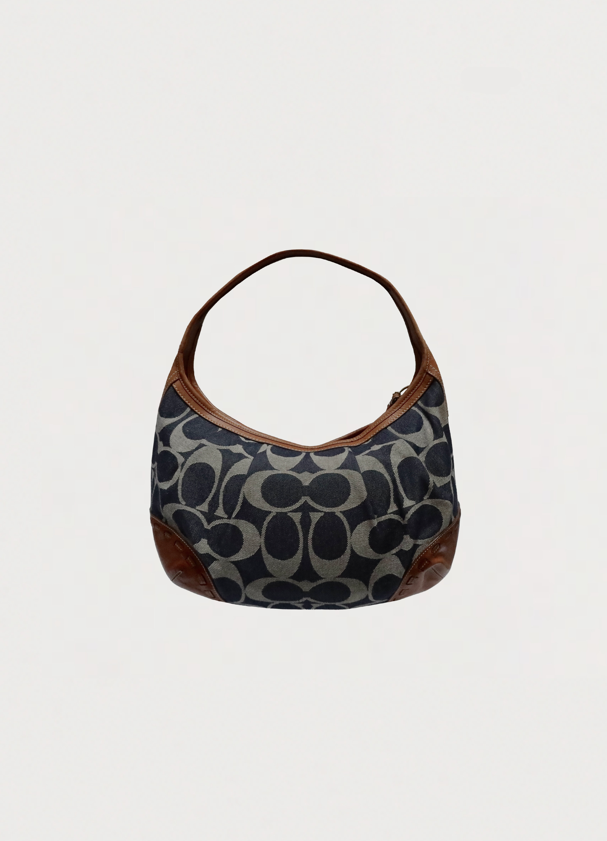 DENIM ERGO XL HOBO SHOULDER BAG
