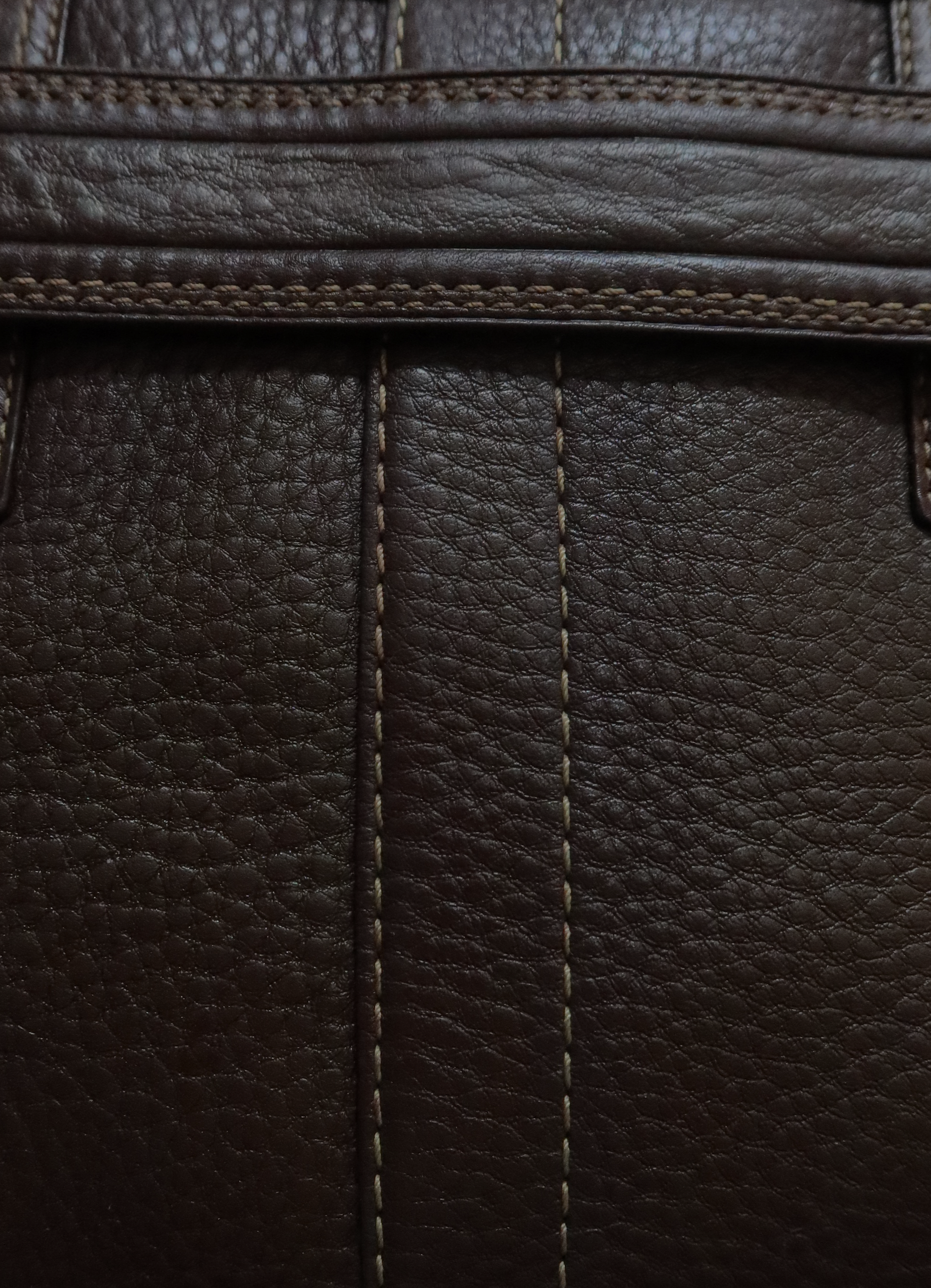 HAMPTONS PEBBLED LEATHER SATCHEL SHOULDER BAG