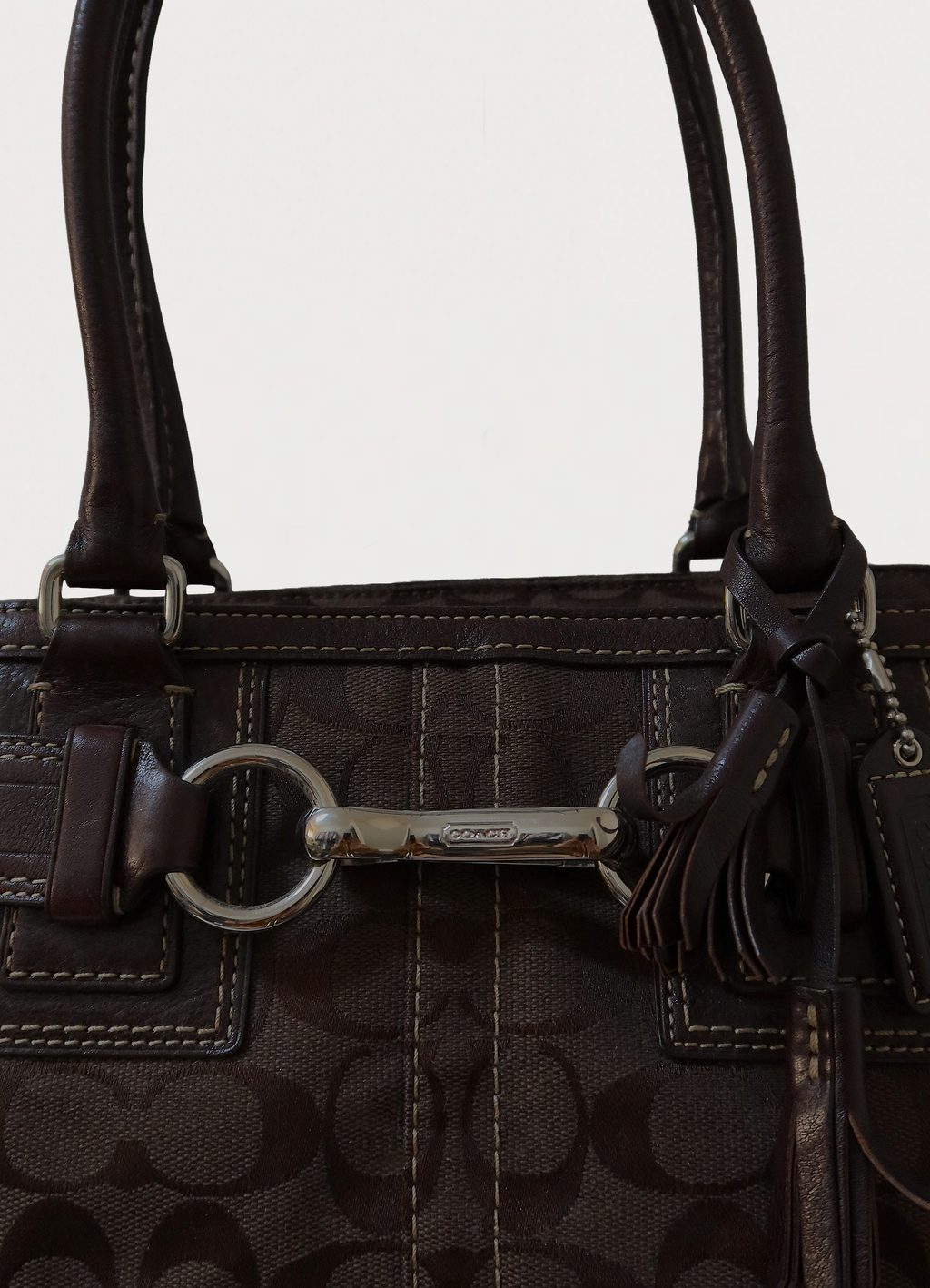 HAMPTONS SIGNATURE CARRYALL SATCHEL BAG