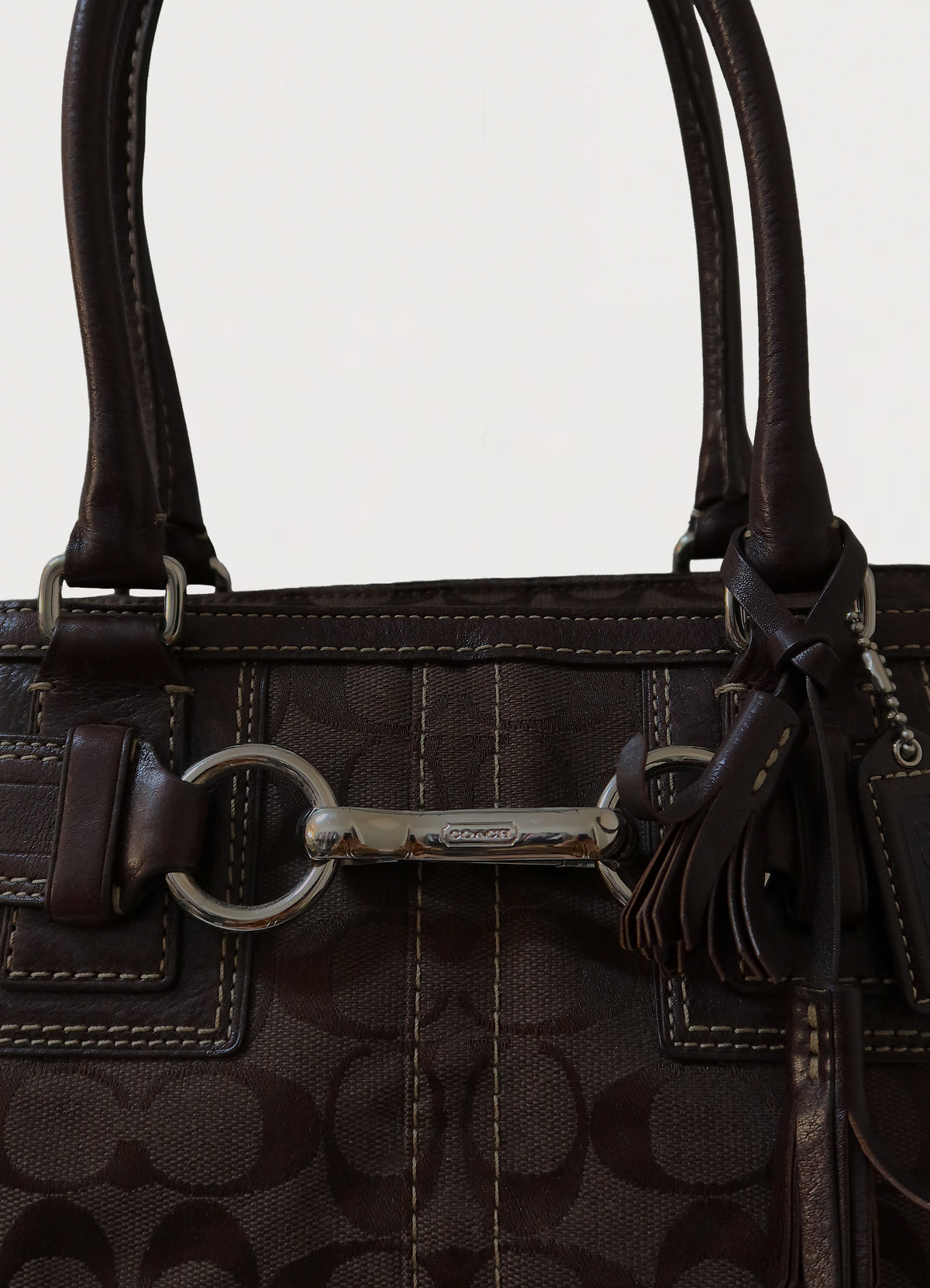 HAMPTONS SIGNATURE CARRYALL SATCHEL BAG