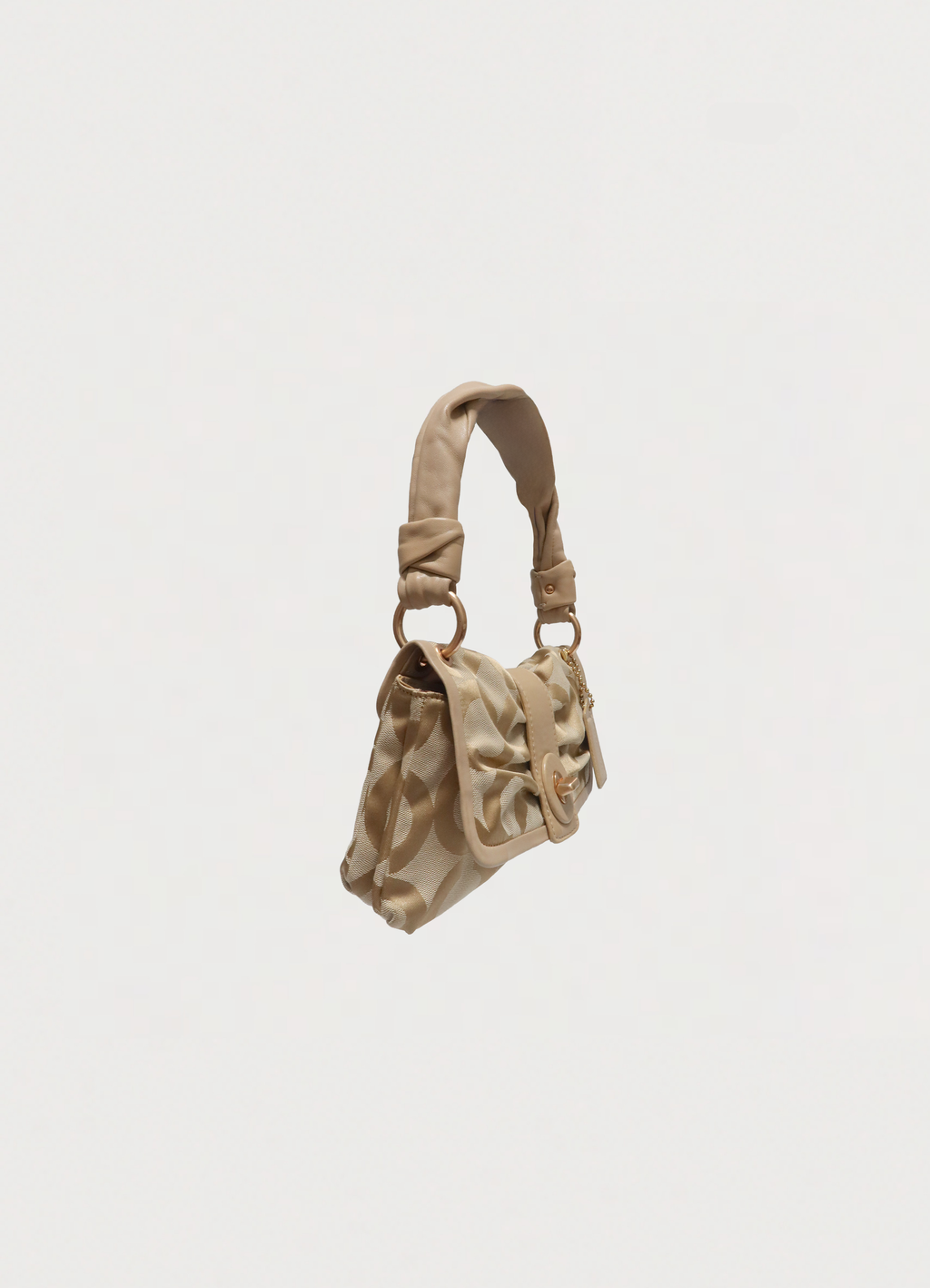 BOW PARKER OP ART FLAP SHOULDER BAG