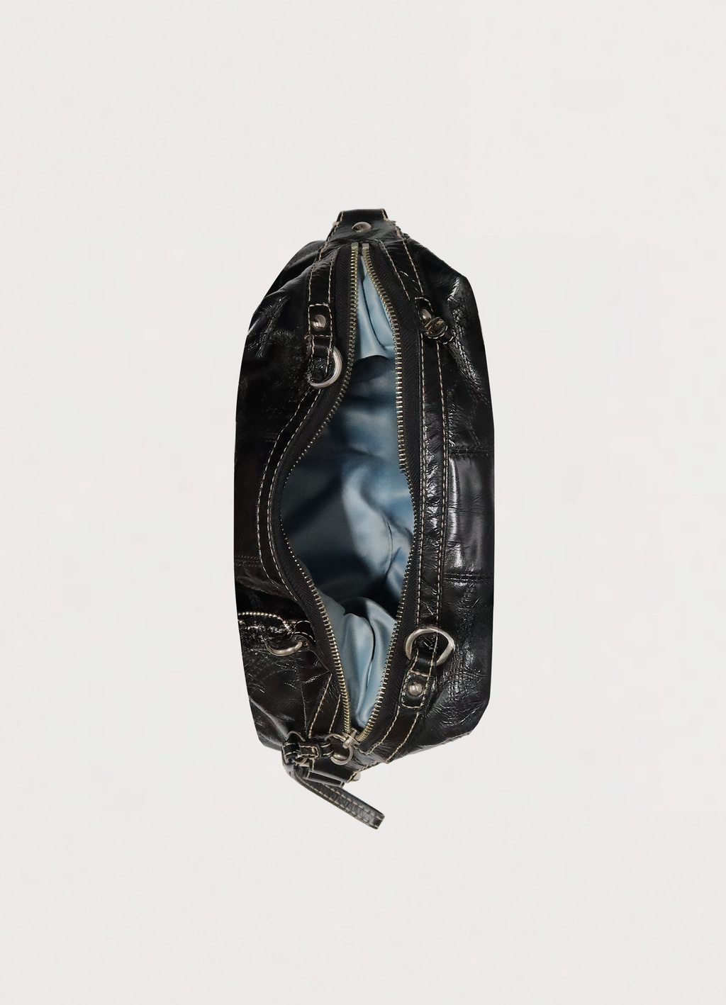 SIGNATURE STITCH BOSTON SHOULDER BAG