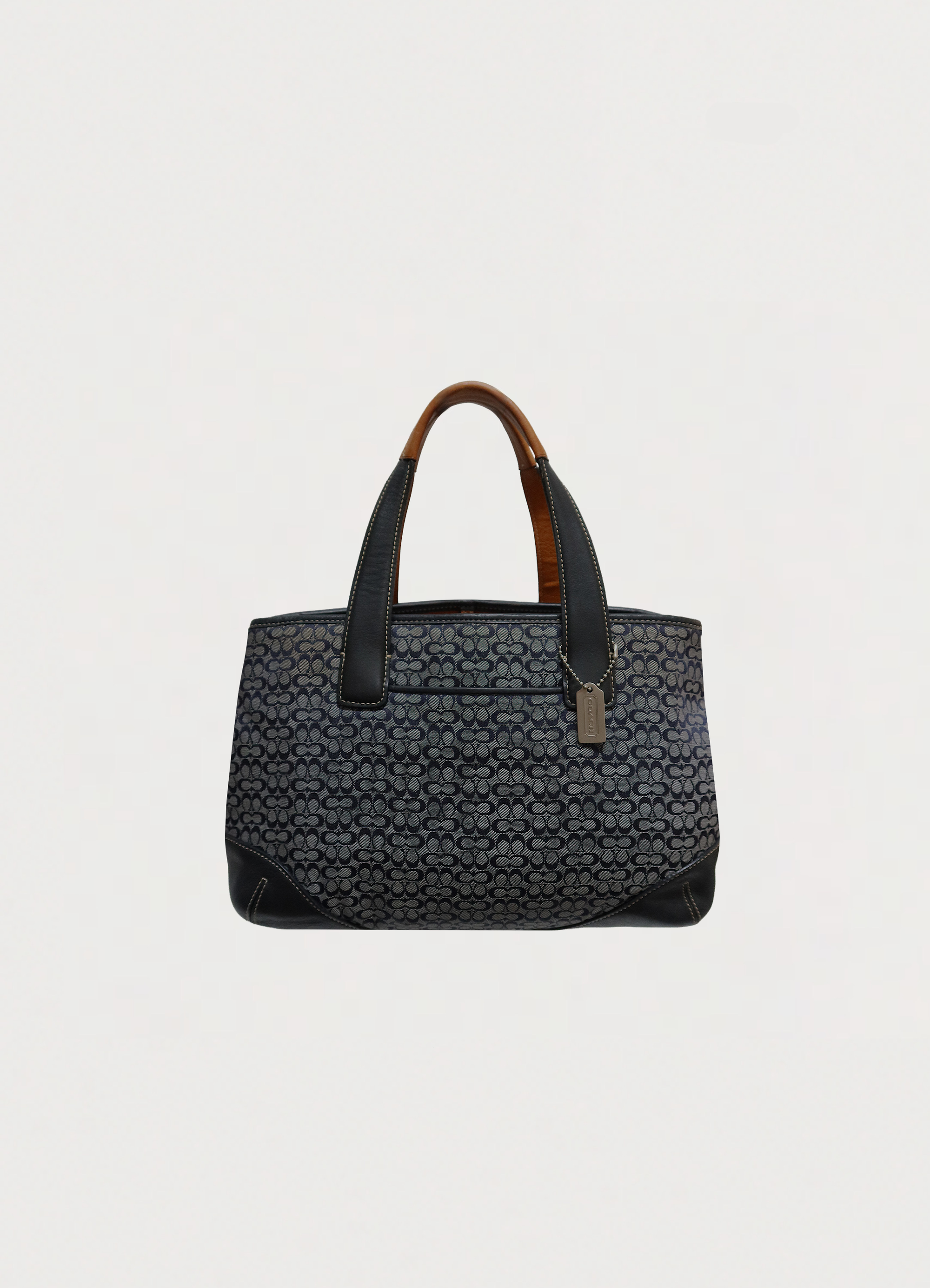 SIGNATURE JACQUARD HOBO SHOULDER BAG