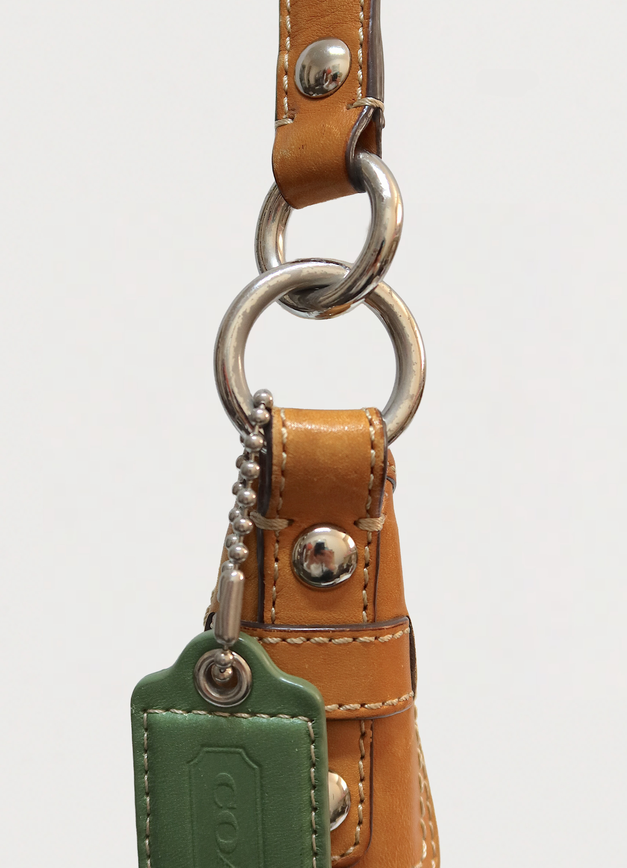 CHELSEA HERITAGE SIGNATURE STRIPE HOBO BAG