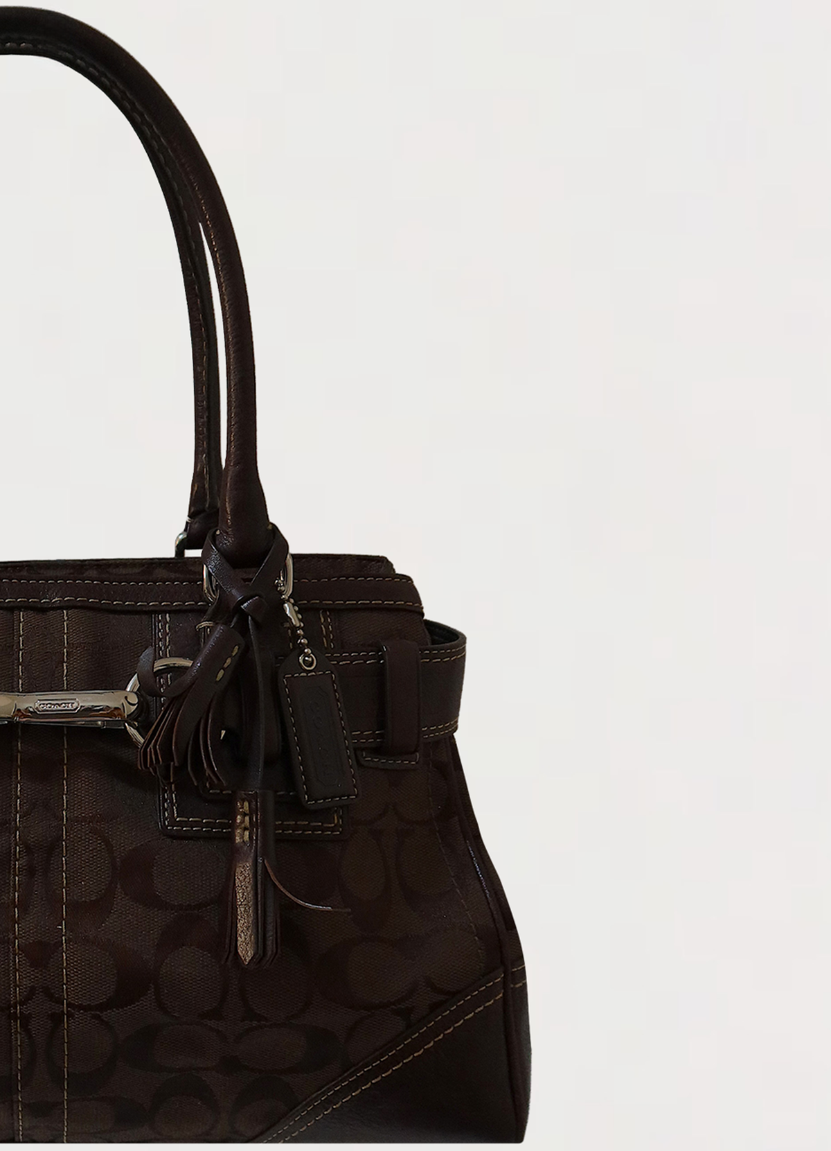 HAMPTONS SIGNATURE CARRYALL SATCHEL BAG