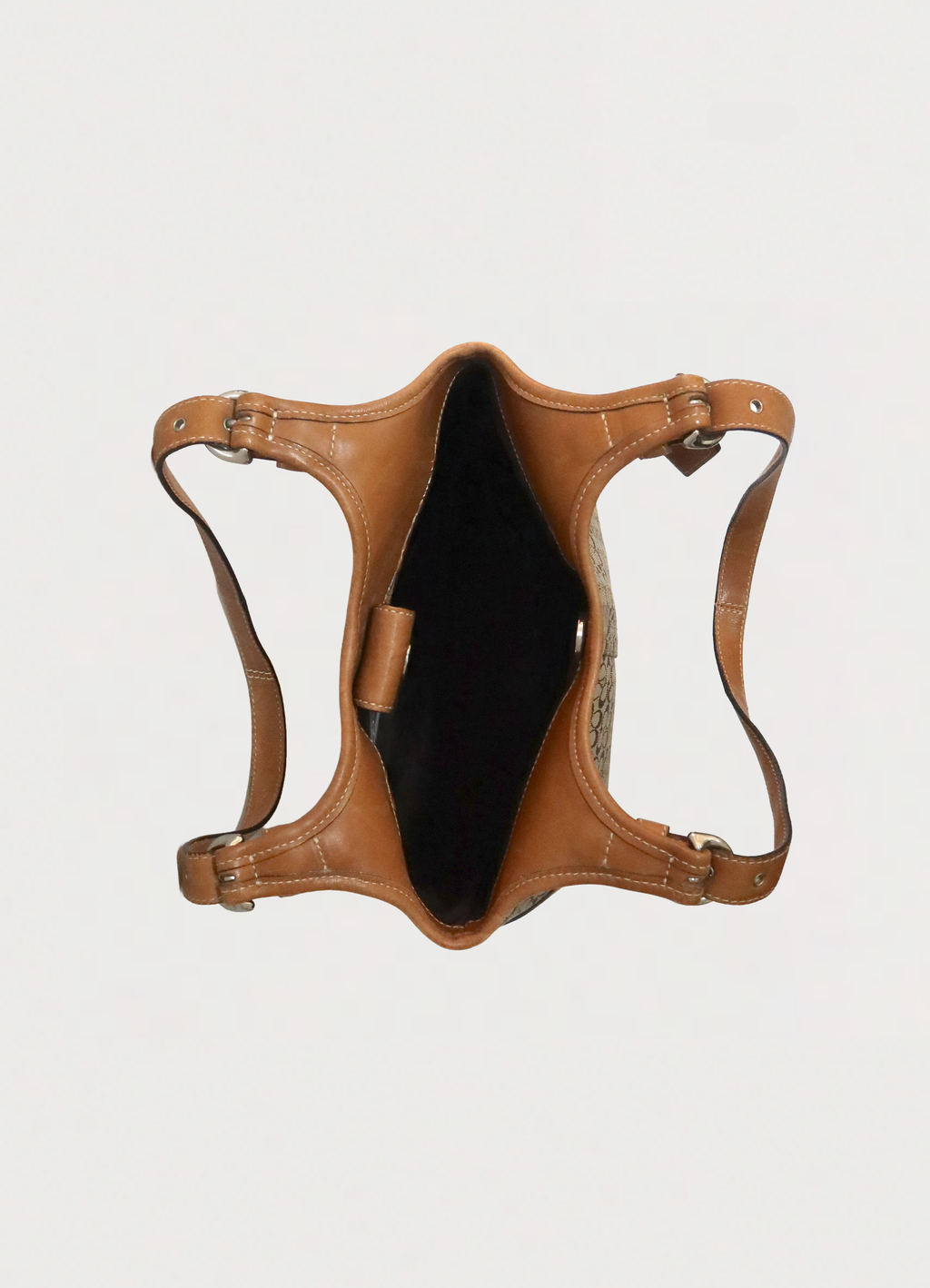 MINI C SIGNATURE SLIM HOBO BAG