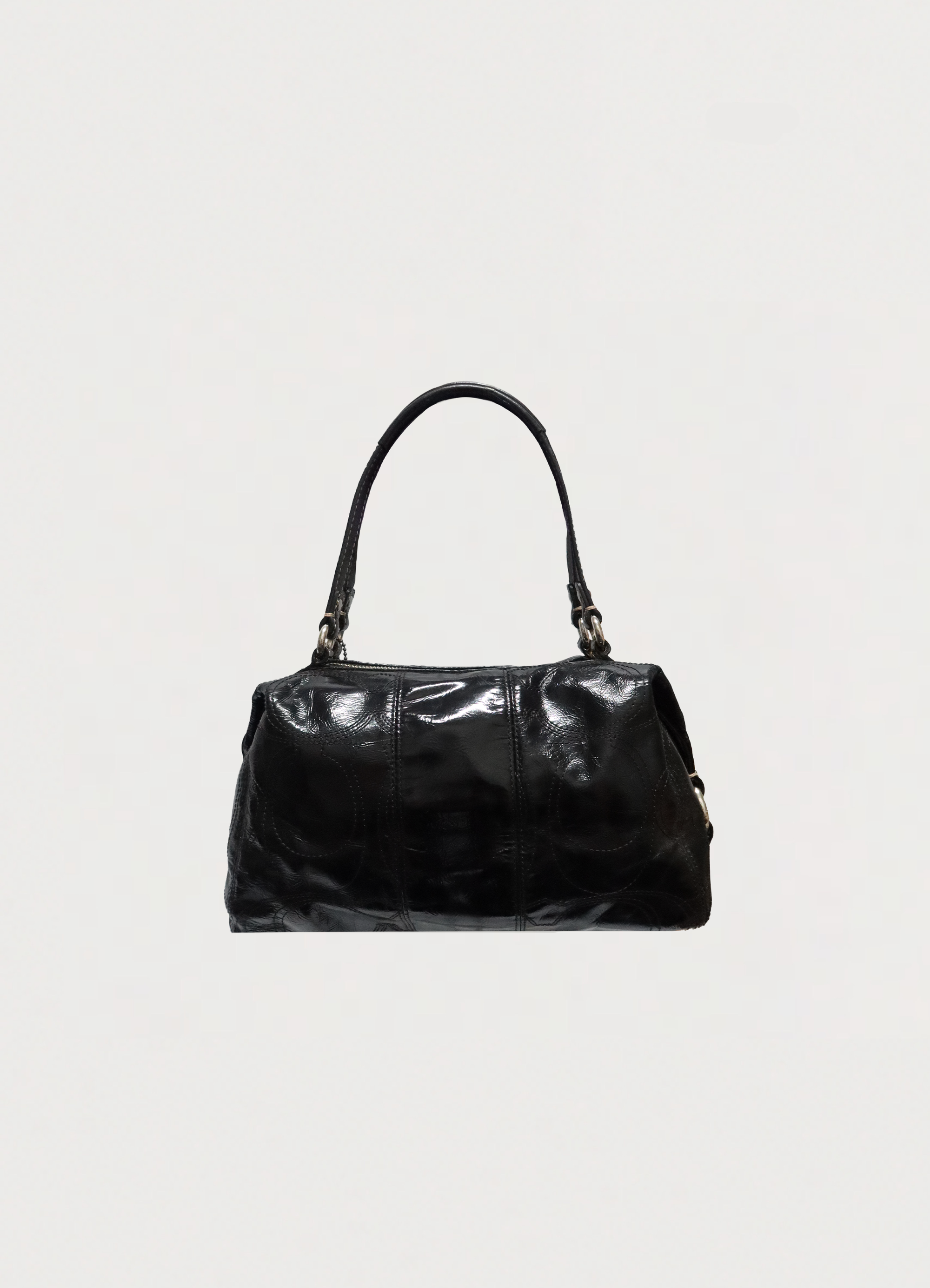 SIGNATURE STITCH BOSTON SHOULDER BAG