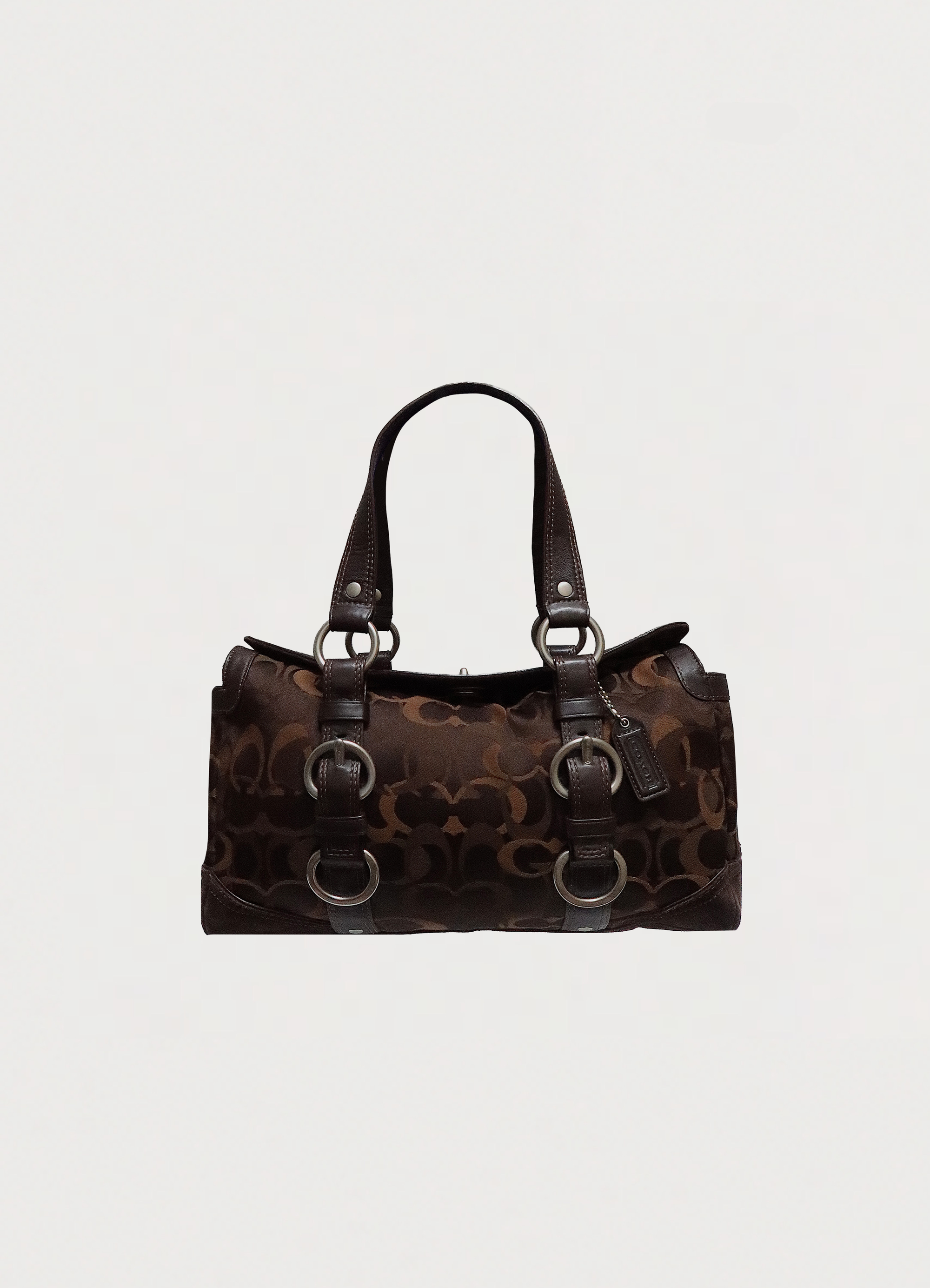 CHELSEA OPTIC DUFFLE SATCHEL BAG