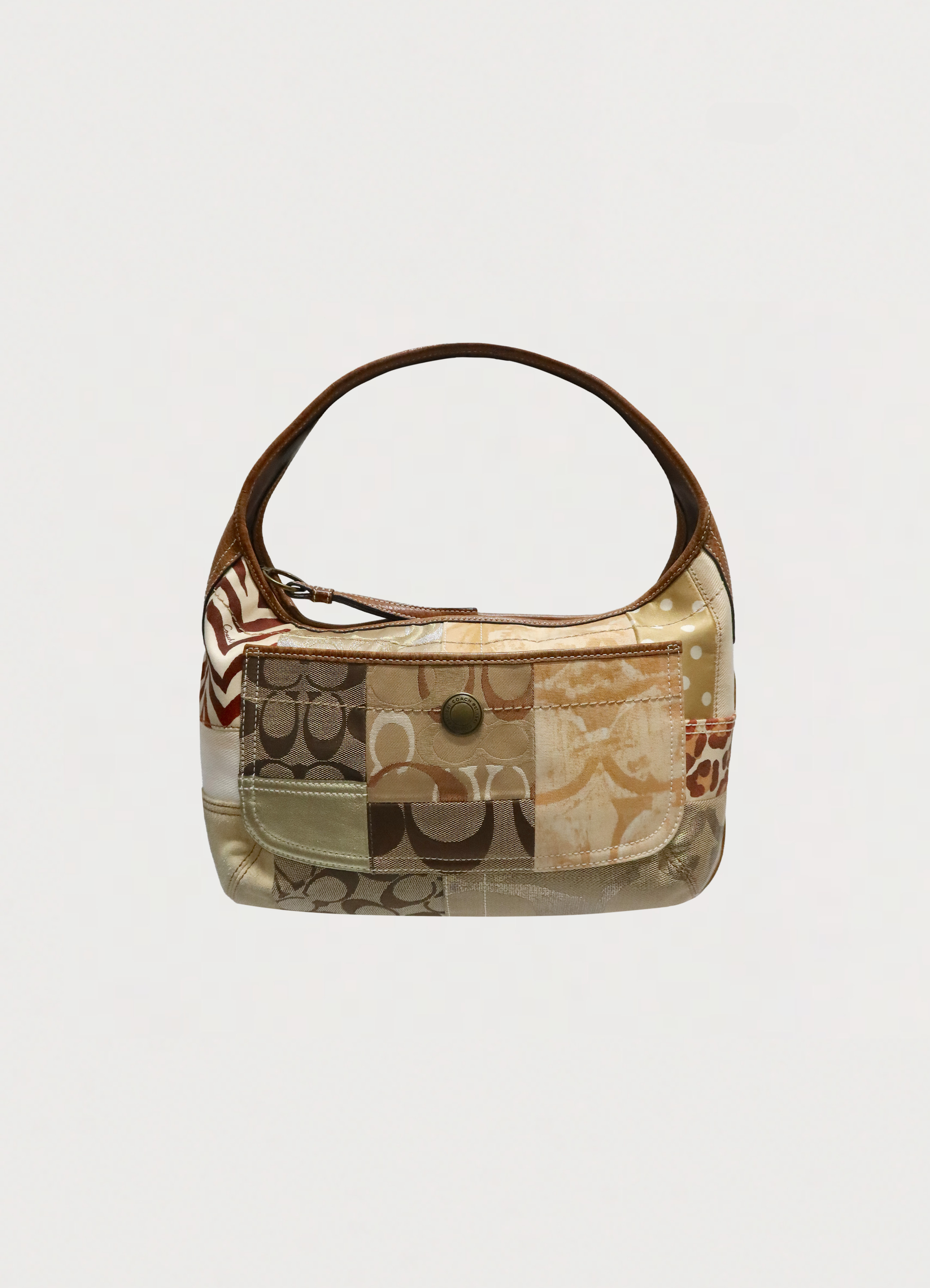 PATCHWORK ERGO HOBO SHOULDER BAG