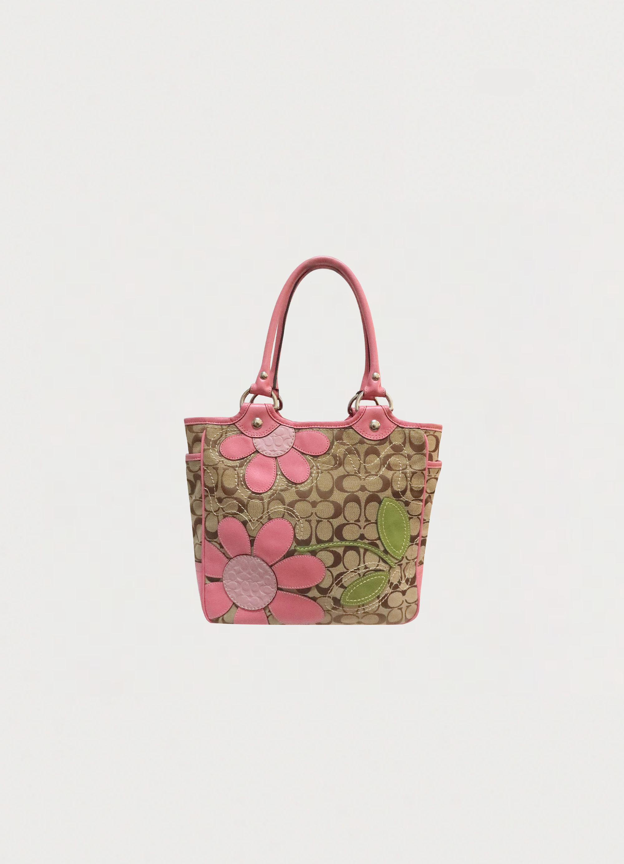 DAISY SIGNATURE PATCHWORK TOTE BAG