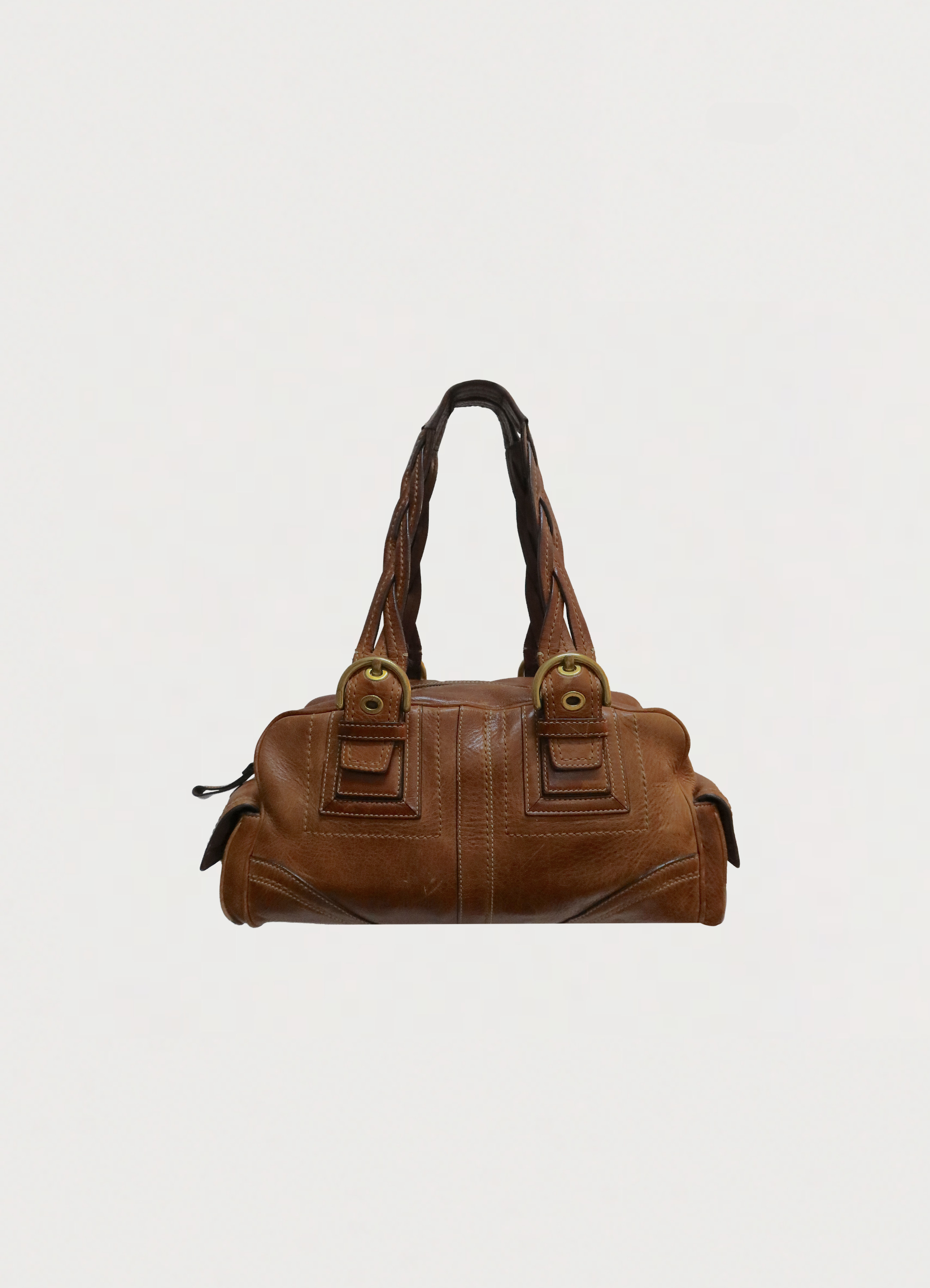 MIA SOHO LEATHER SATCHEL SHOULDER BAG