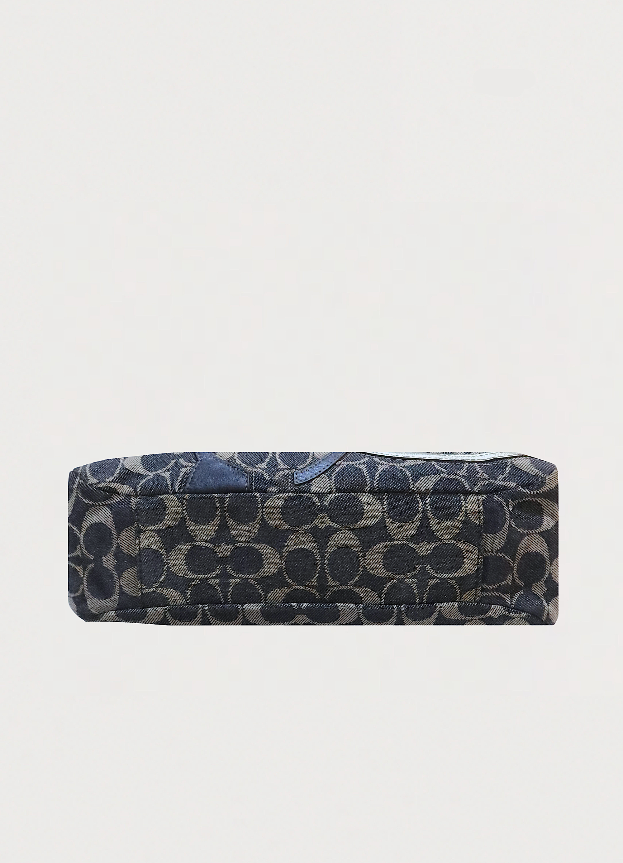 SIGNATURE DENIM PATCHWORK TOTE BAG