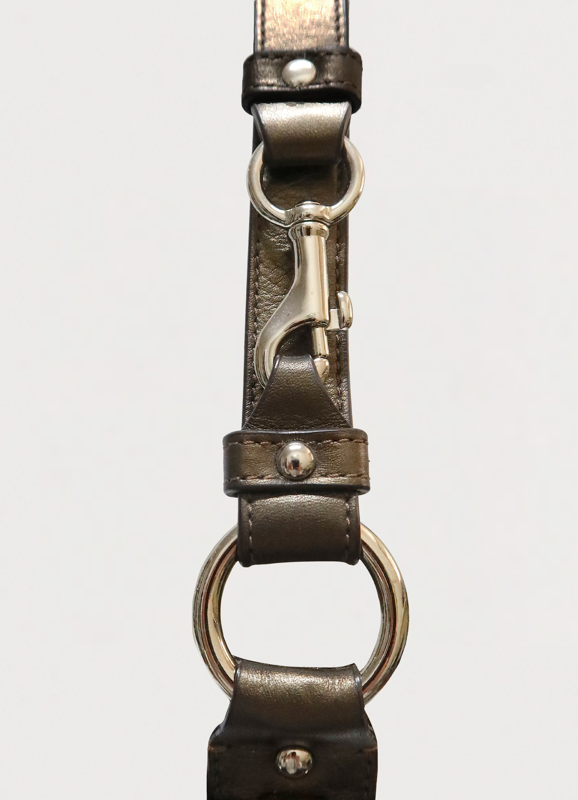 EAST WEST CHAIN DUFFLE CONVERTIBLE SHOULDER BAG