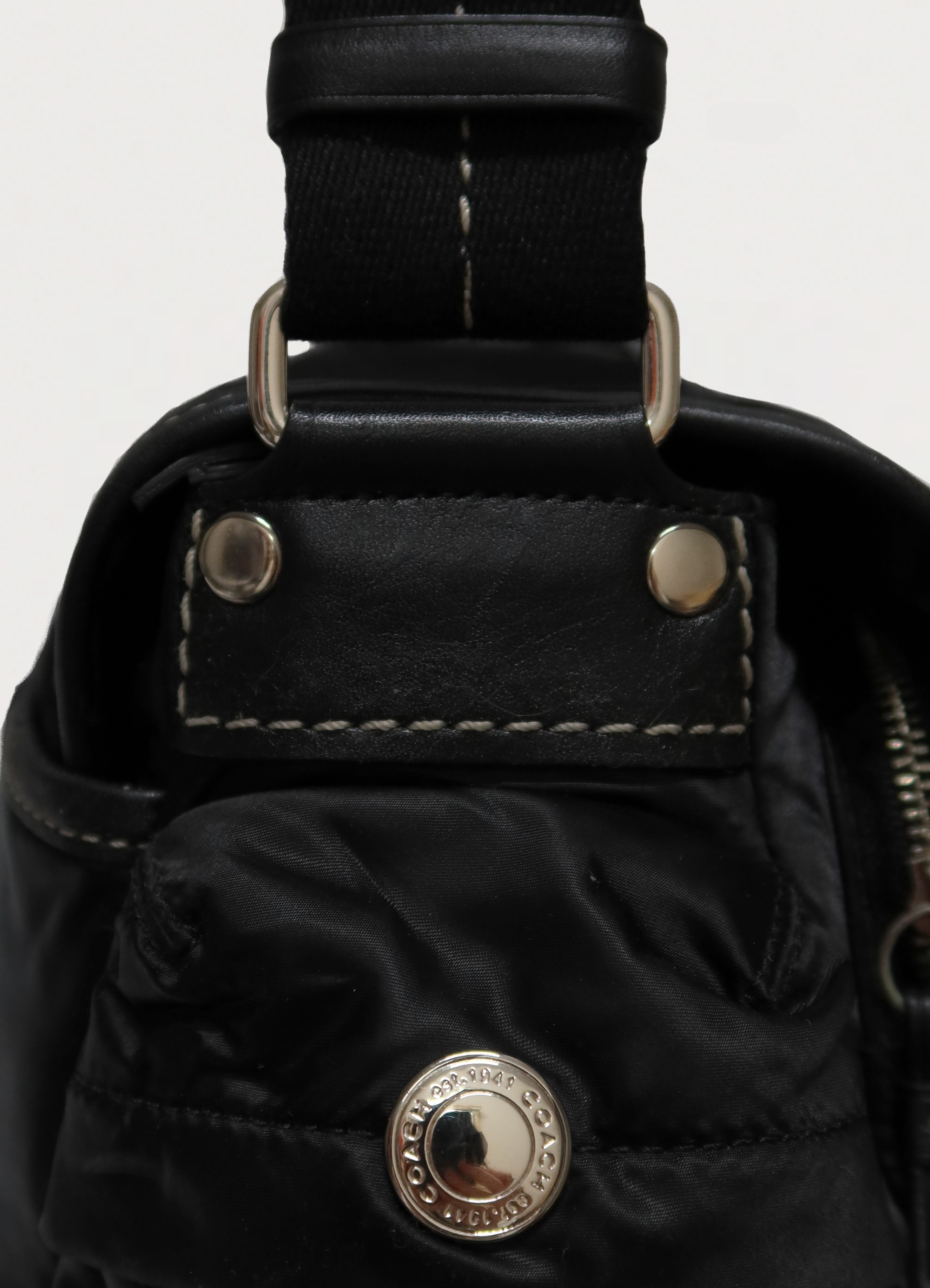BUCKLE FLAP POCKET SATCHEL BAG
