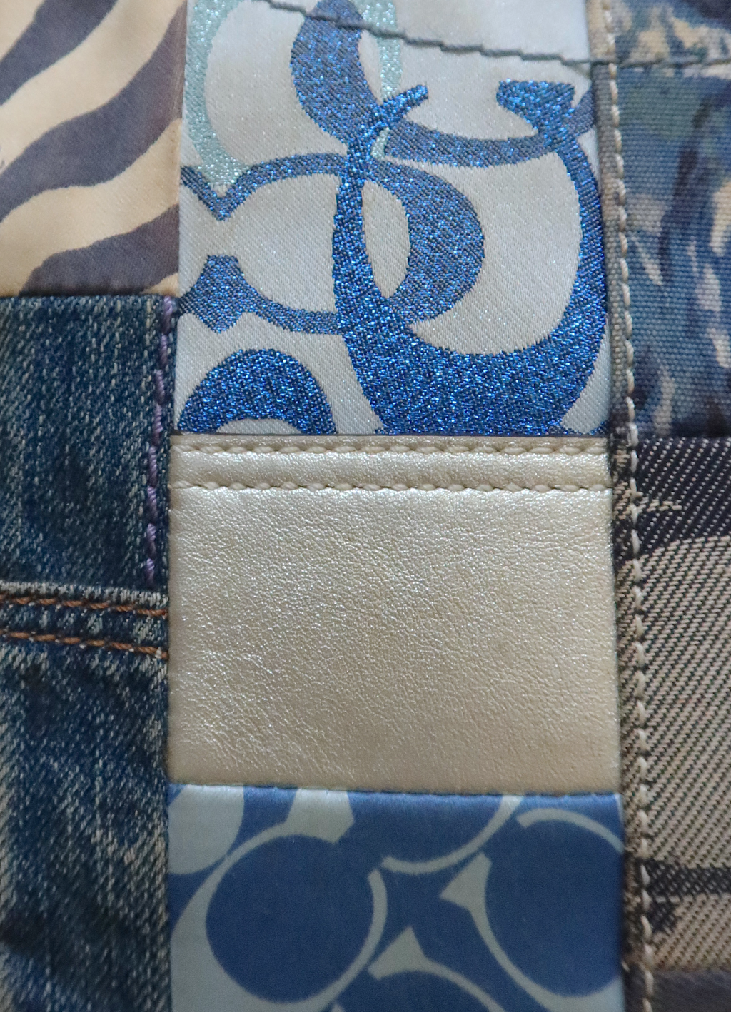ERGO PATCHWORK TOTE SHOULDER BAG