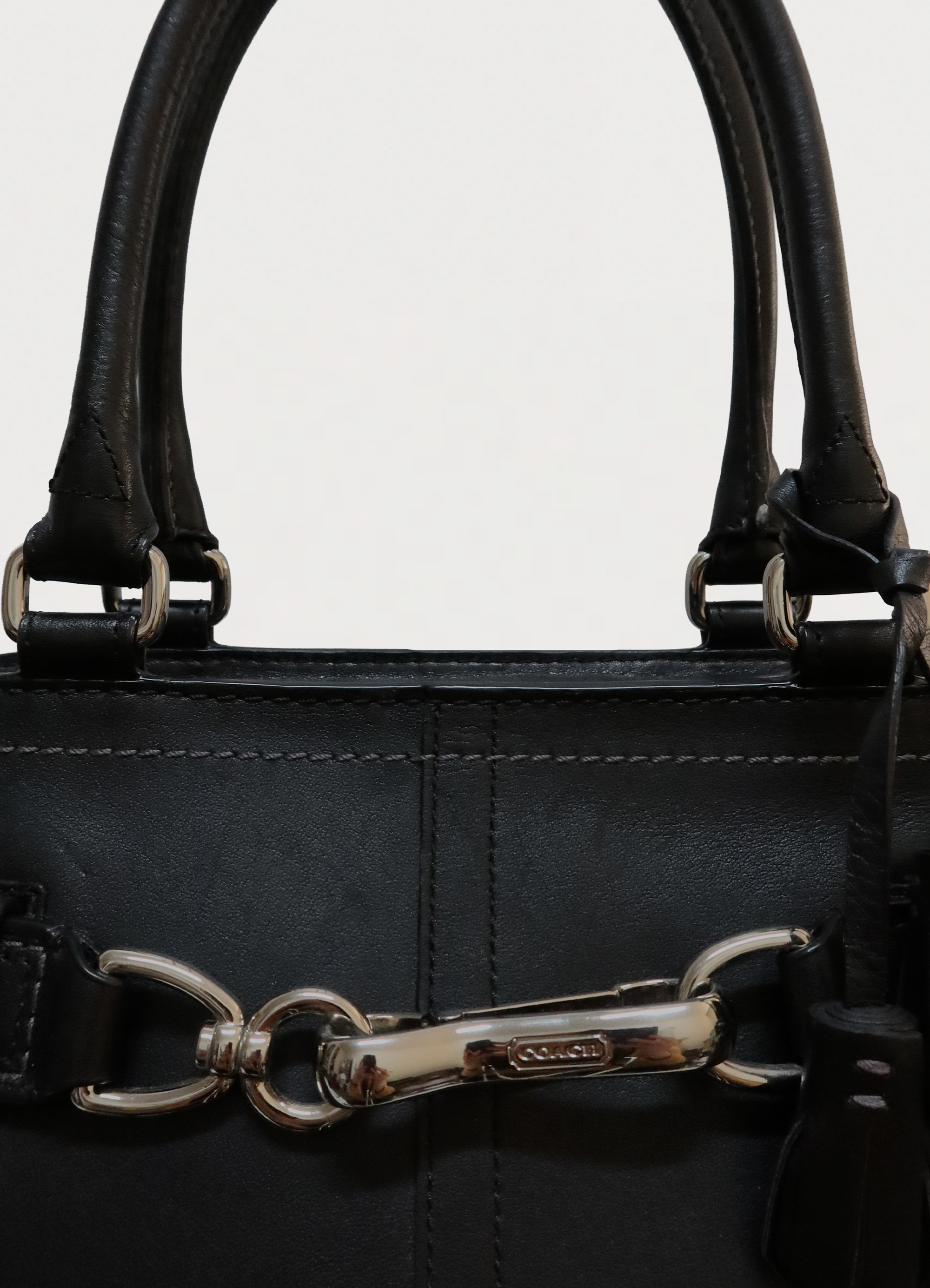 HAMPTONS LEATHER SATCHEL BAG