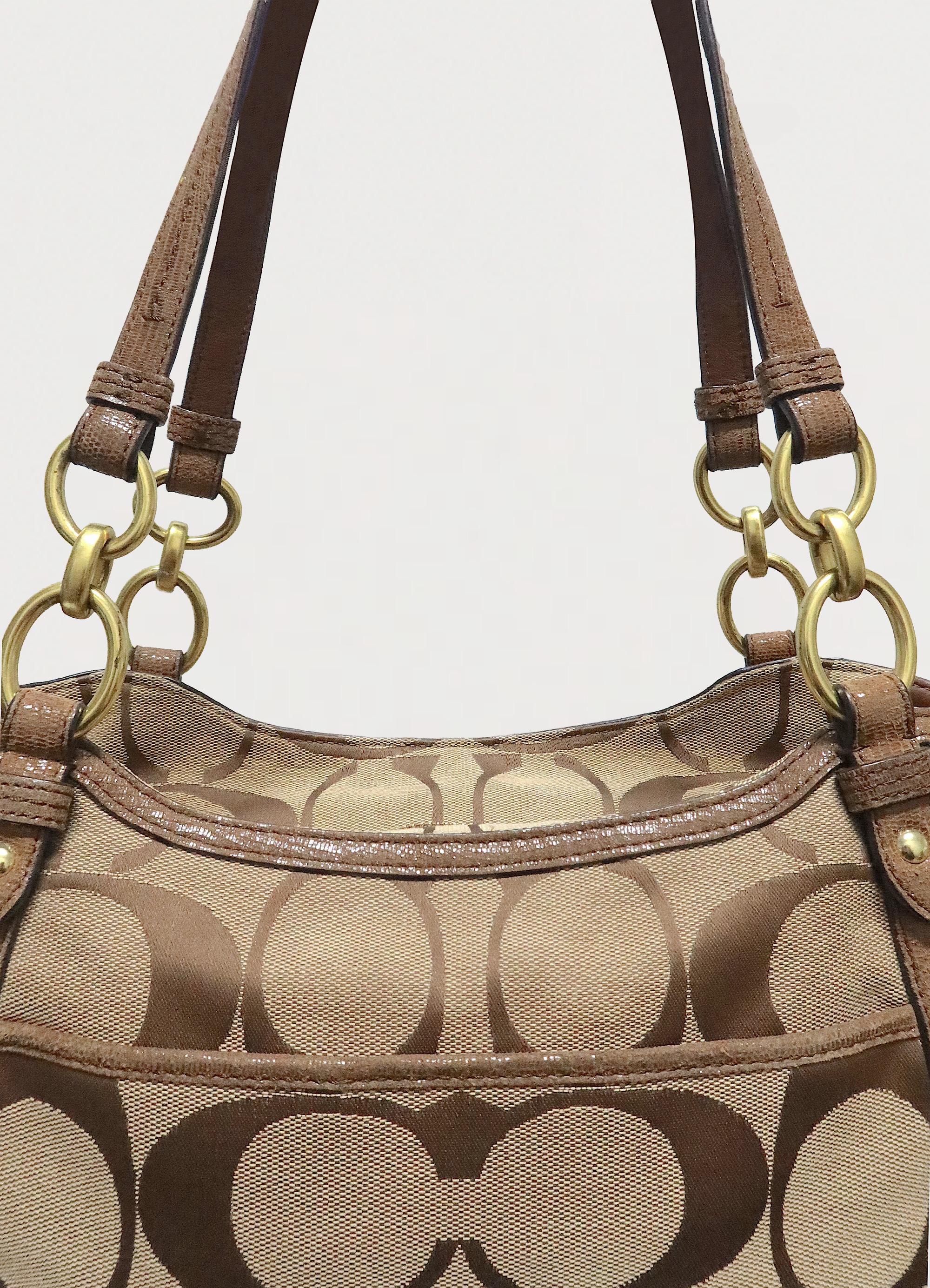 ALEXANDRA CHAIN TOTE SHOULDER BAG