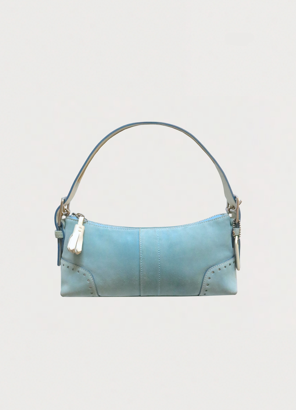 HAMPTONS SUEDE BAGUETTE BAG