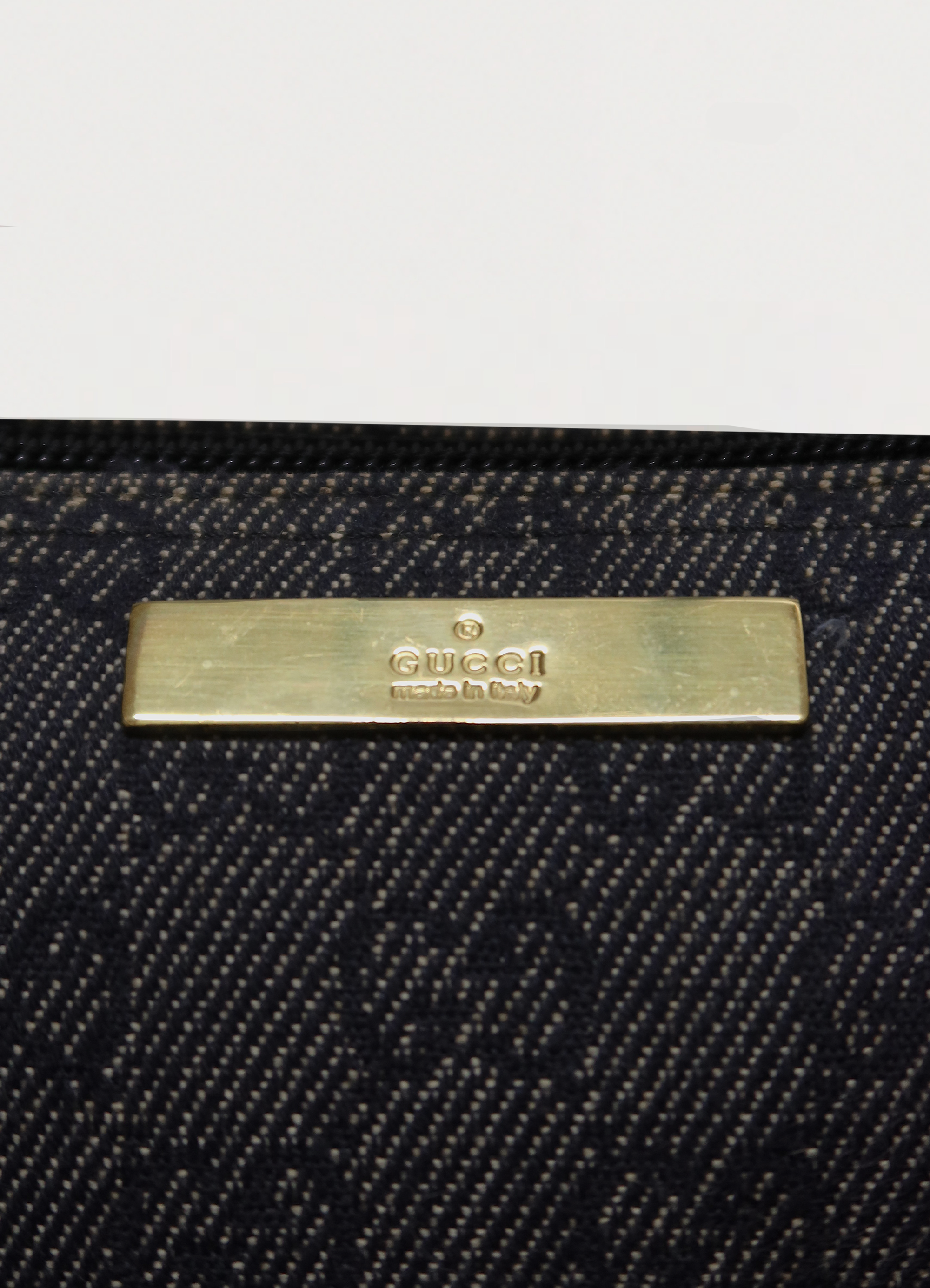 GG MONOGRAM BOAT BAGUETTE BAG