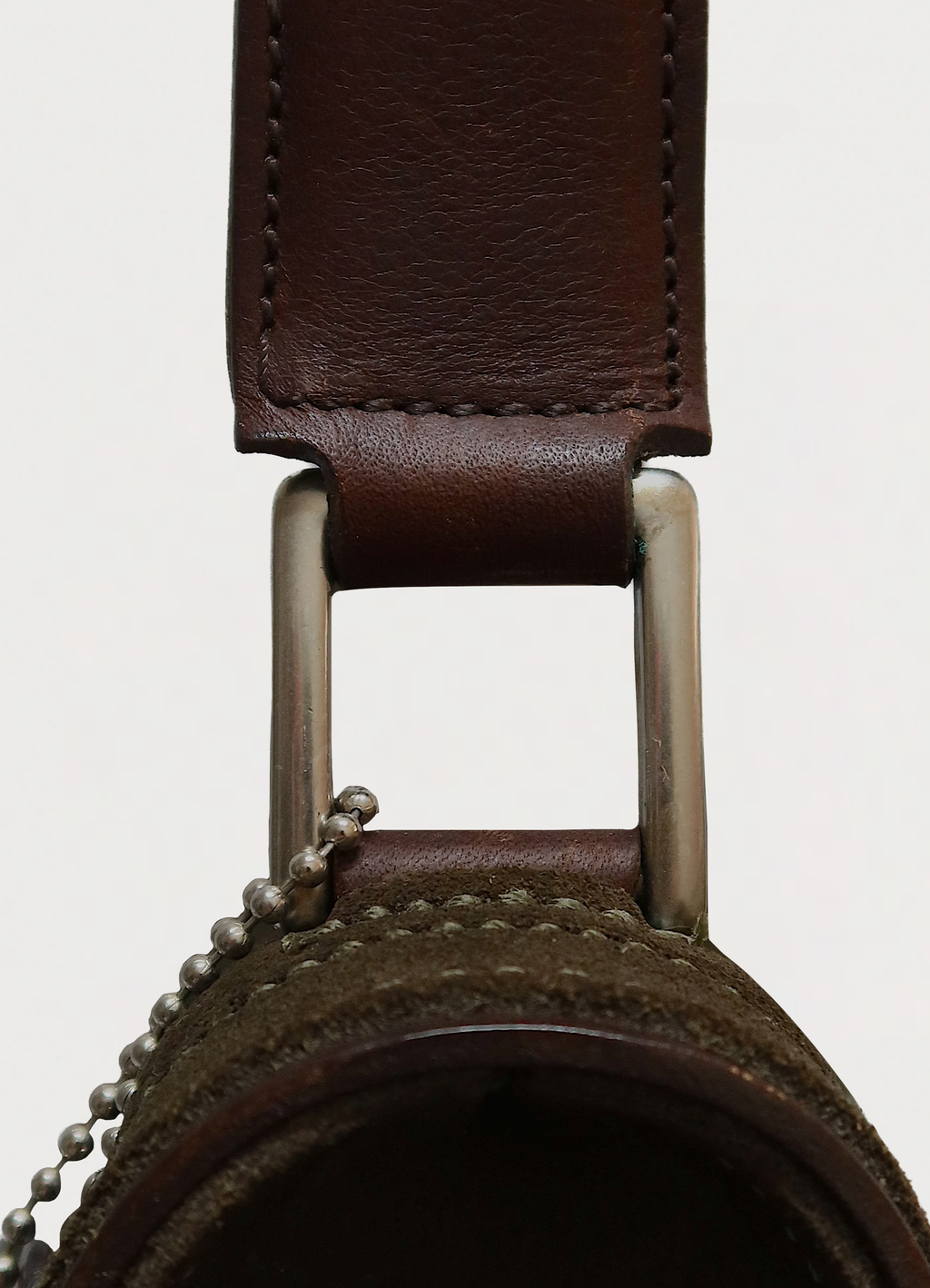 MONTEREY ZIP SUEDE SHOULDER BAG