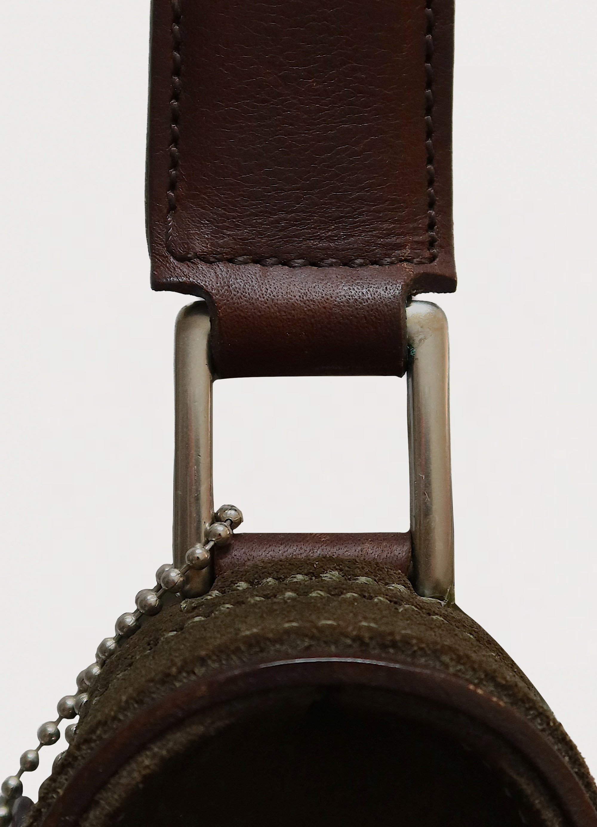 MONTEREY ZIP SUEDE SHOULDER BAG