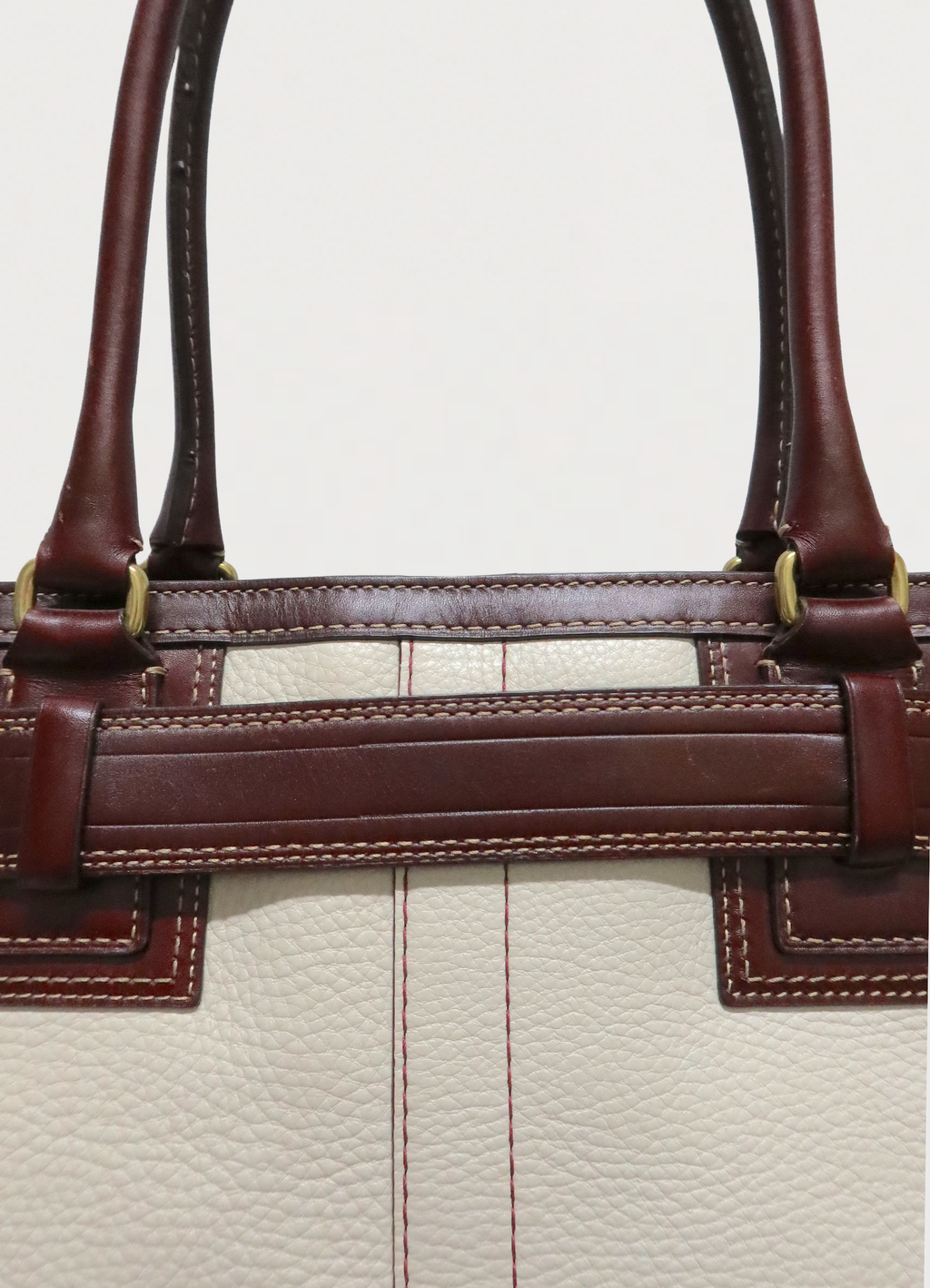 HAMPTONS LEATHER SATCHEL SHOULDER BAG