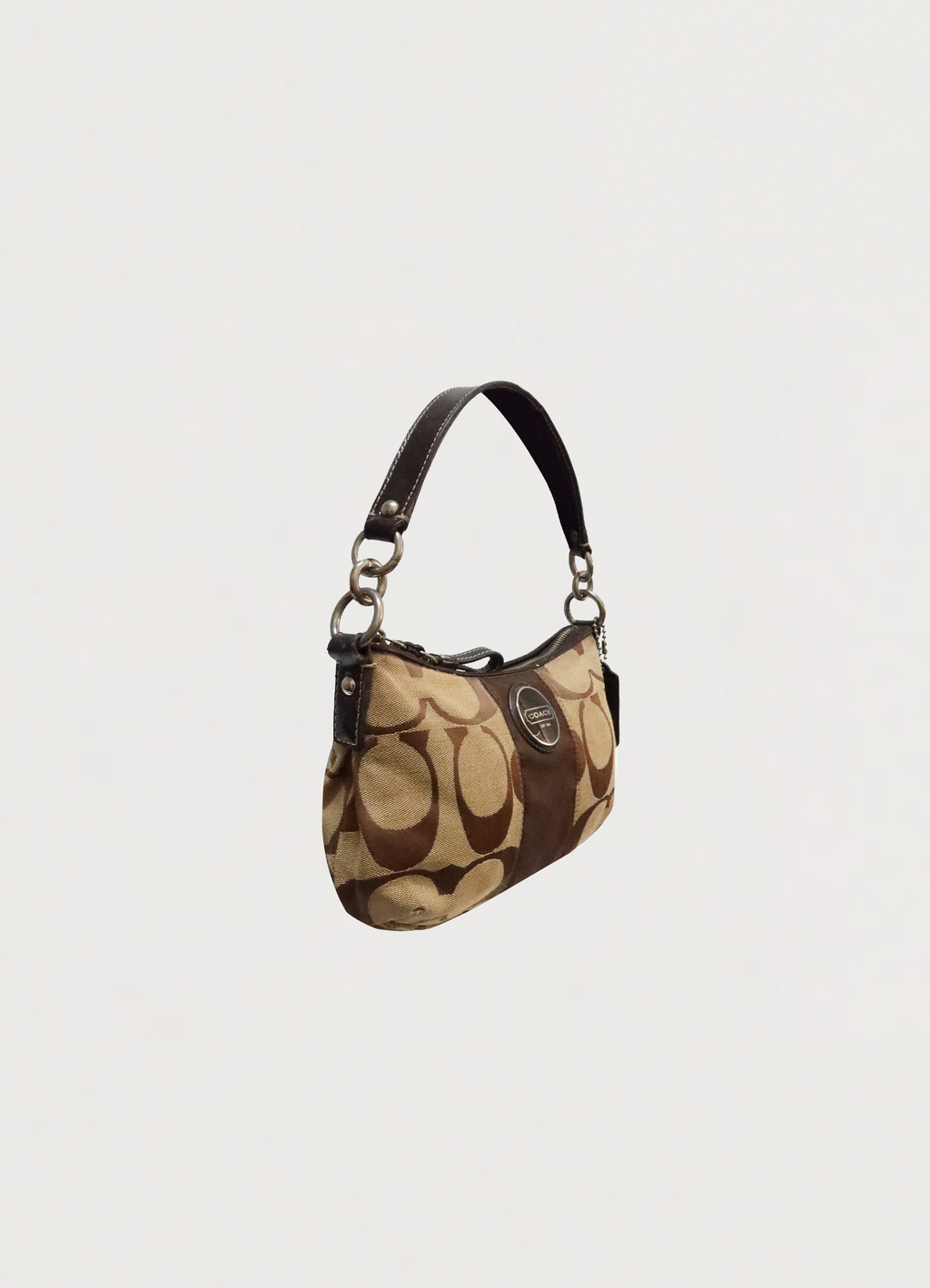 SIGNATURE STRIPE DEMI SHOULDER BAG