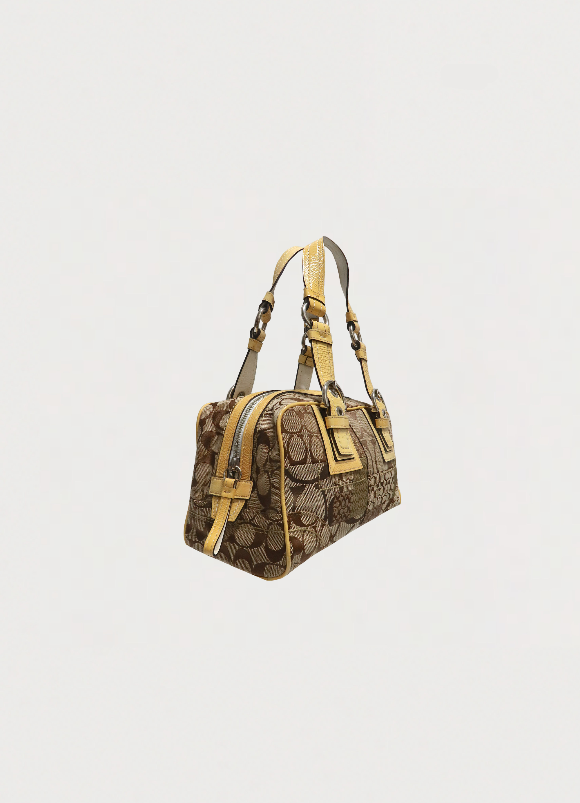 SOHO PATCHWORK BOSTON SHOULDER BAG