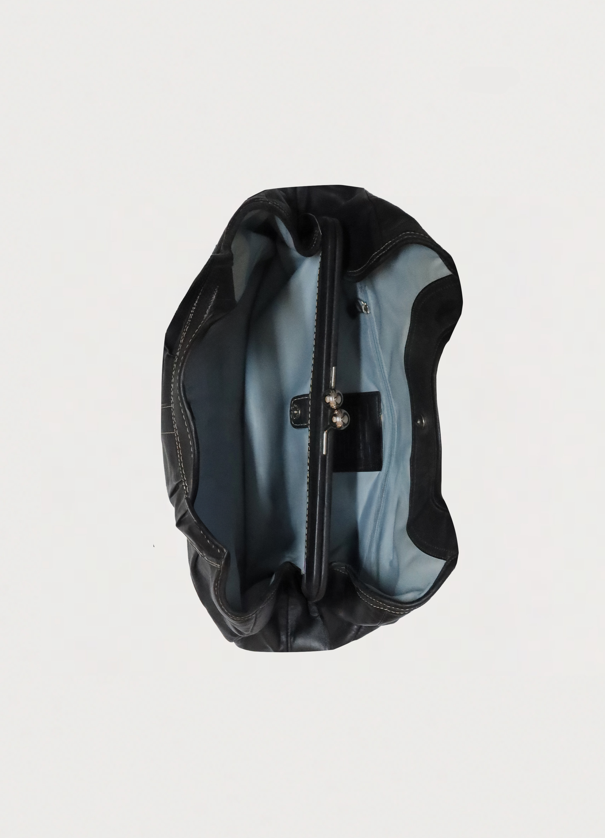 ERGO PLEATED FRAME SATCHEL BAG