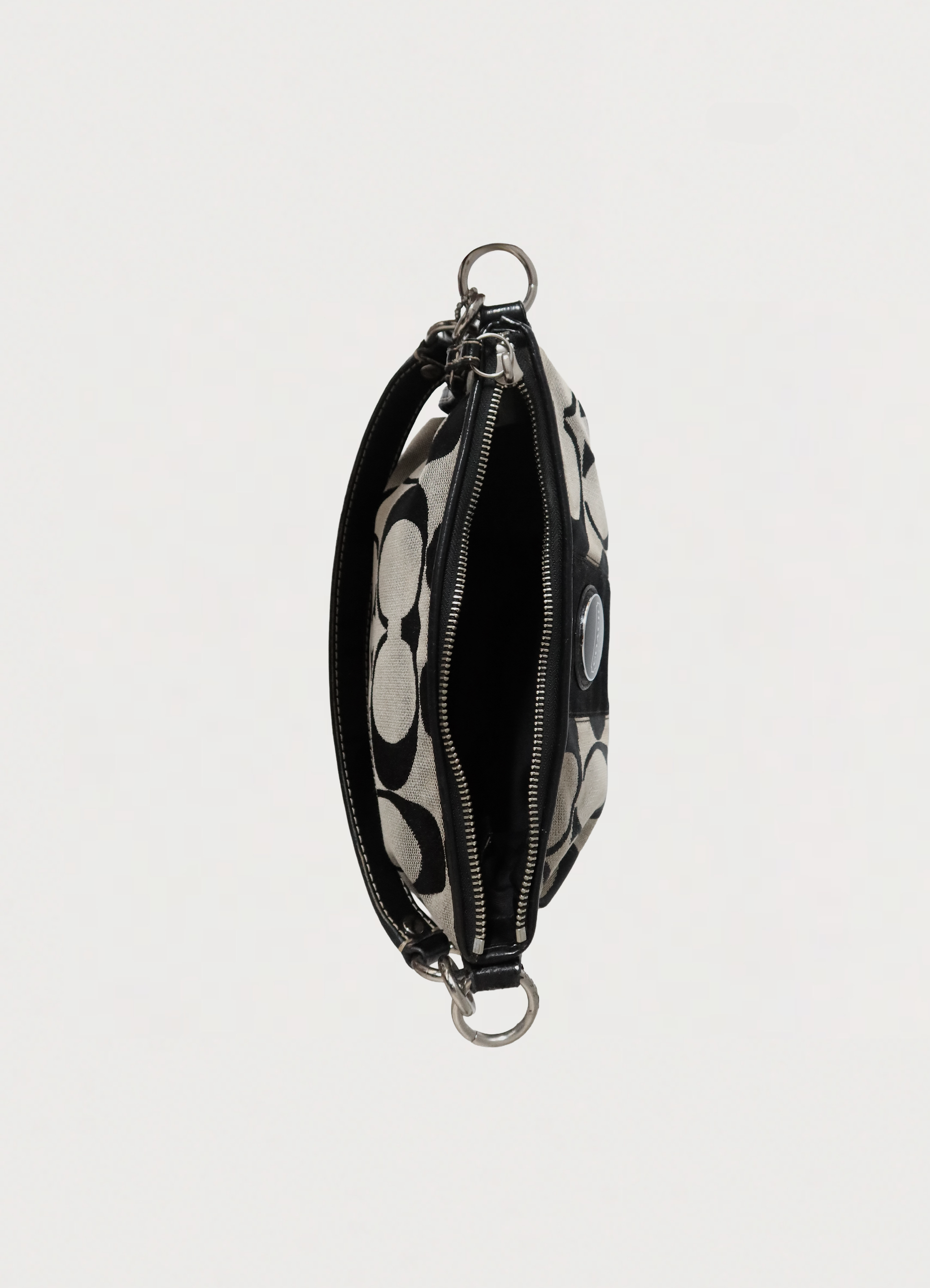 SIGNATURE STRIPE DEMI SHOULDER BAG