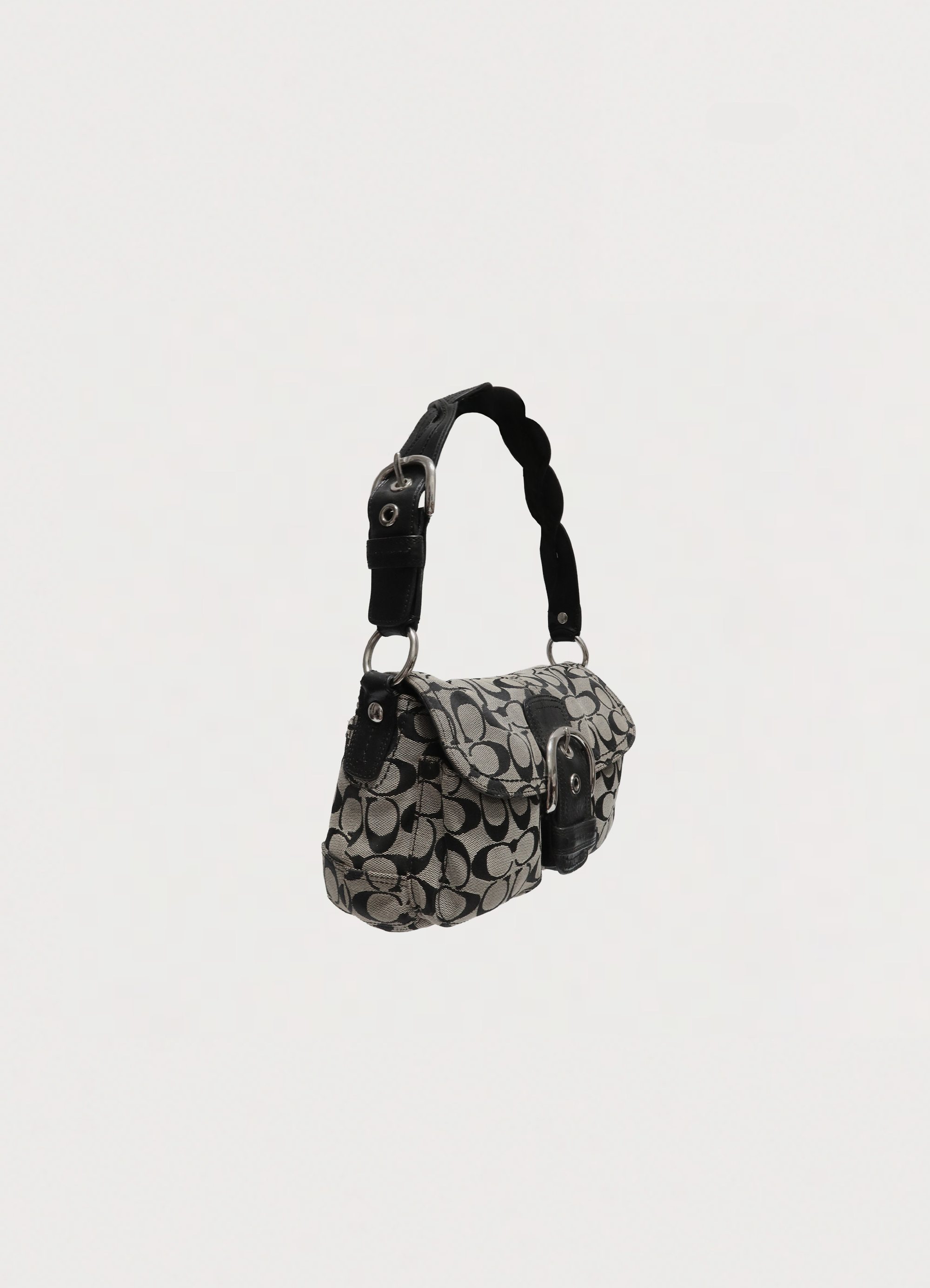 SOHO SIGNATURE POCKET FLAP SHOULDER BAG