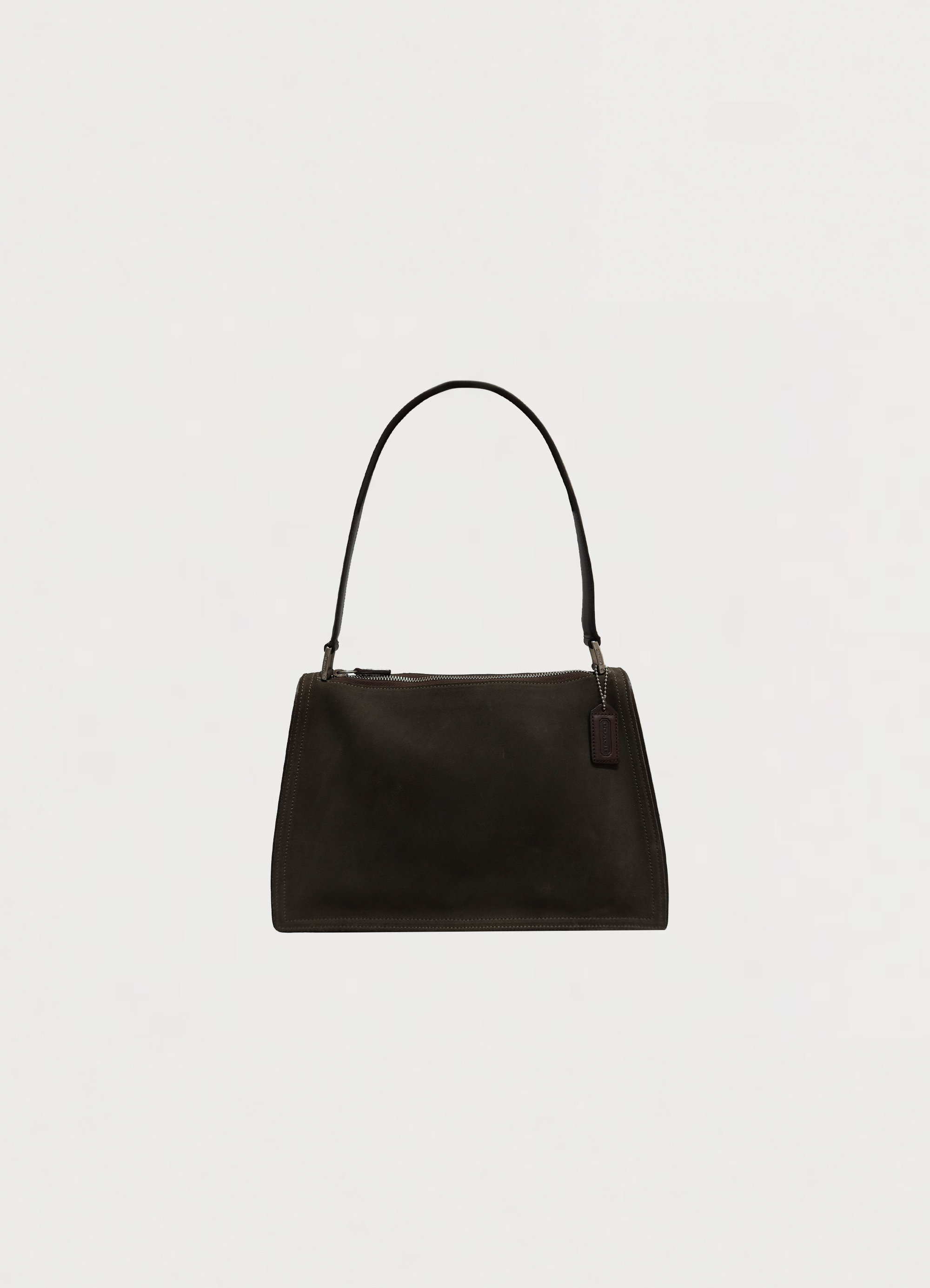 MONTEREY ZIP SUEDE SHOULDER BAG