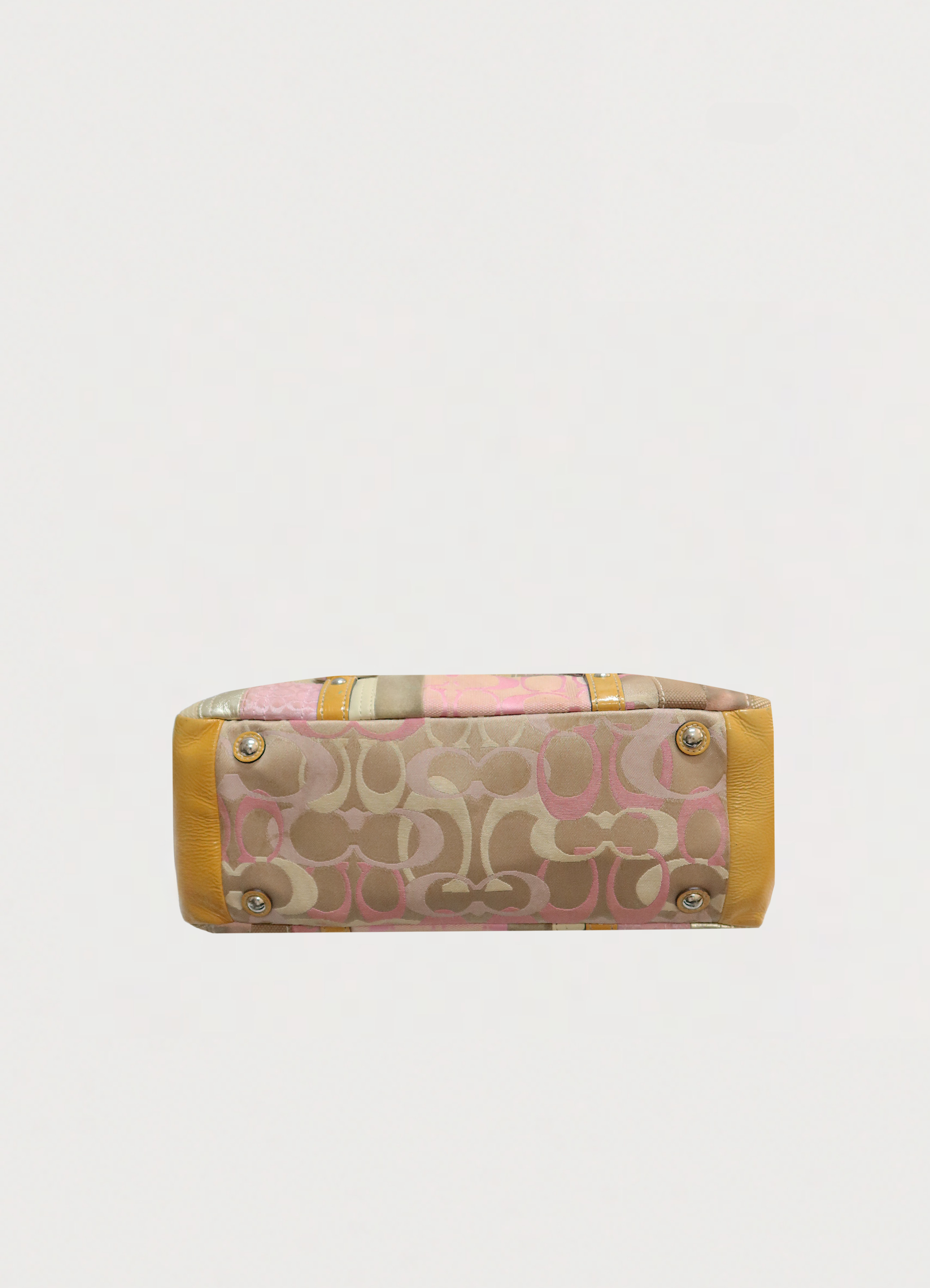 SIGNATURE PATCHWORK TOTE BAG