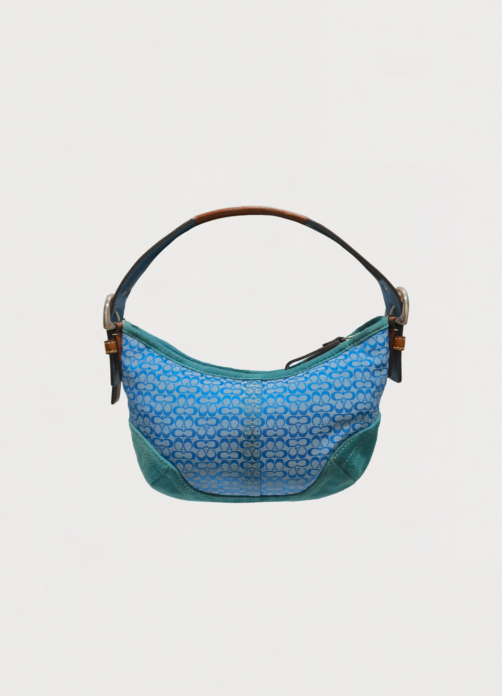 RARE AZURE BLUE SOHO HOBO MINI BAG