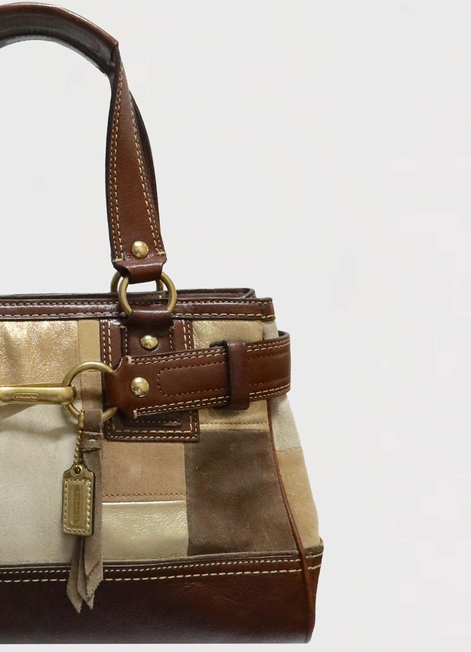 HAMPTONS MOSAIC PATCHWORK SHOULDER BAG