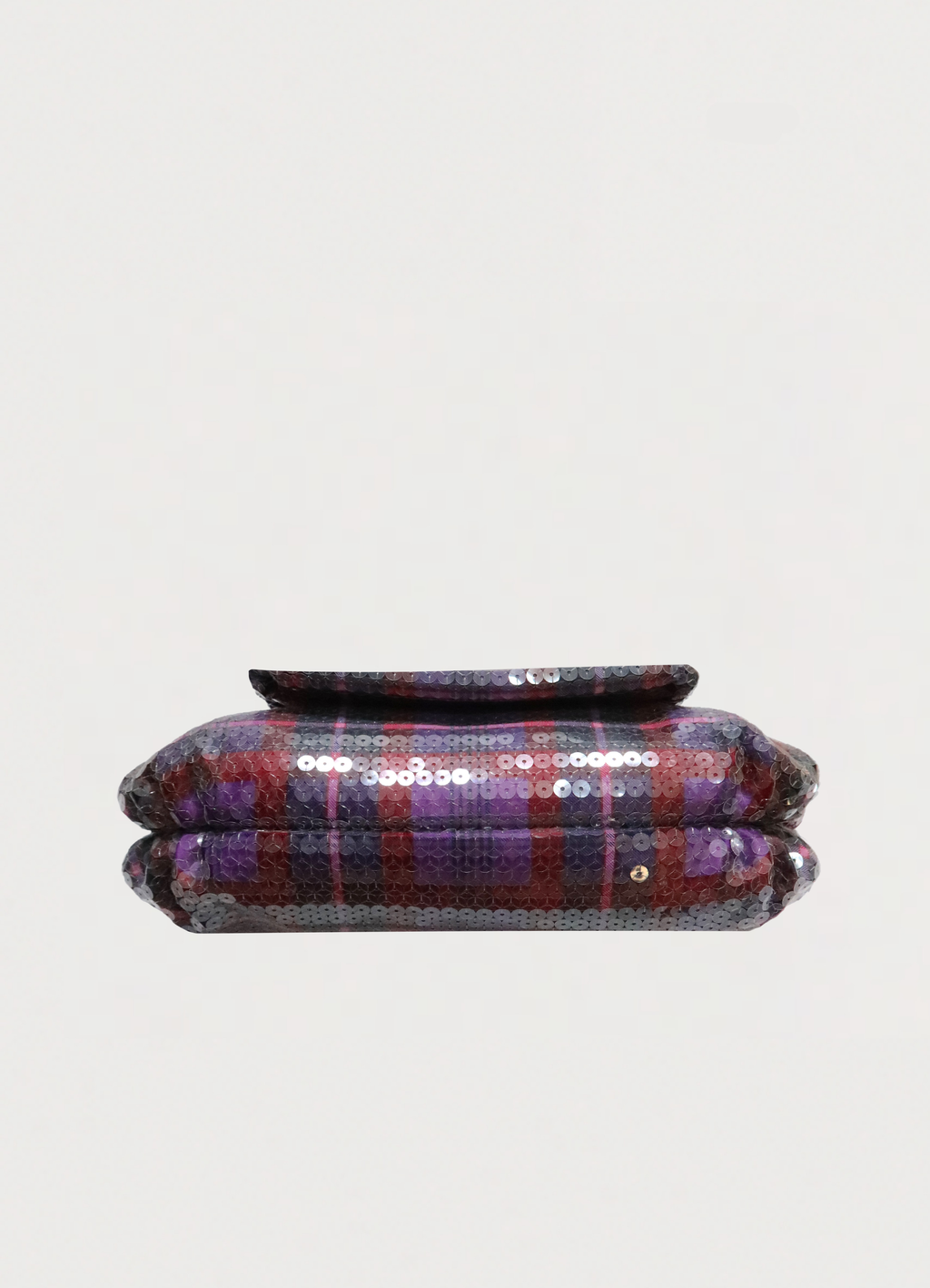 POPPY GROOVY SEQUIN TARTAN SHOULDER BAG