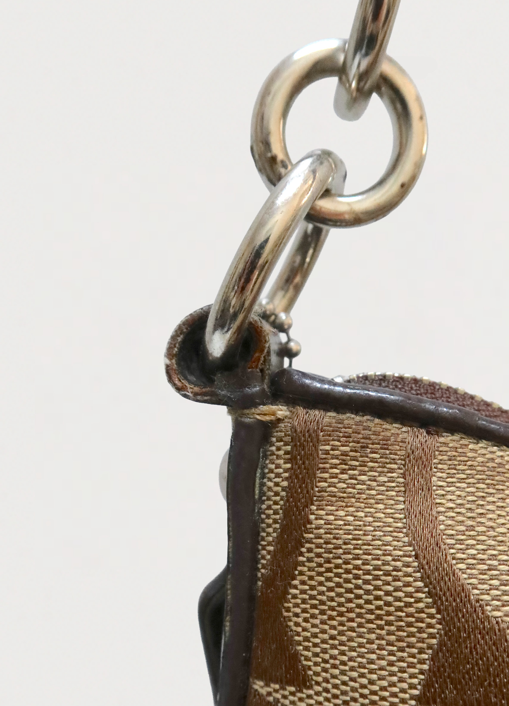 SIGNATURE STRIPE DEMI SHOULDER BAG