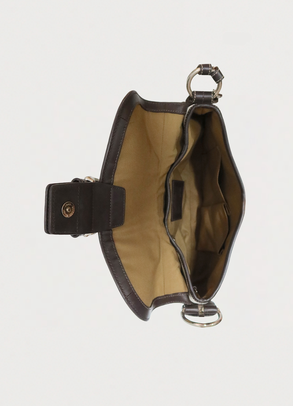 SOHO BUCKLE FLAP SHOULDER BAG