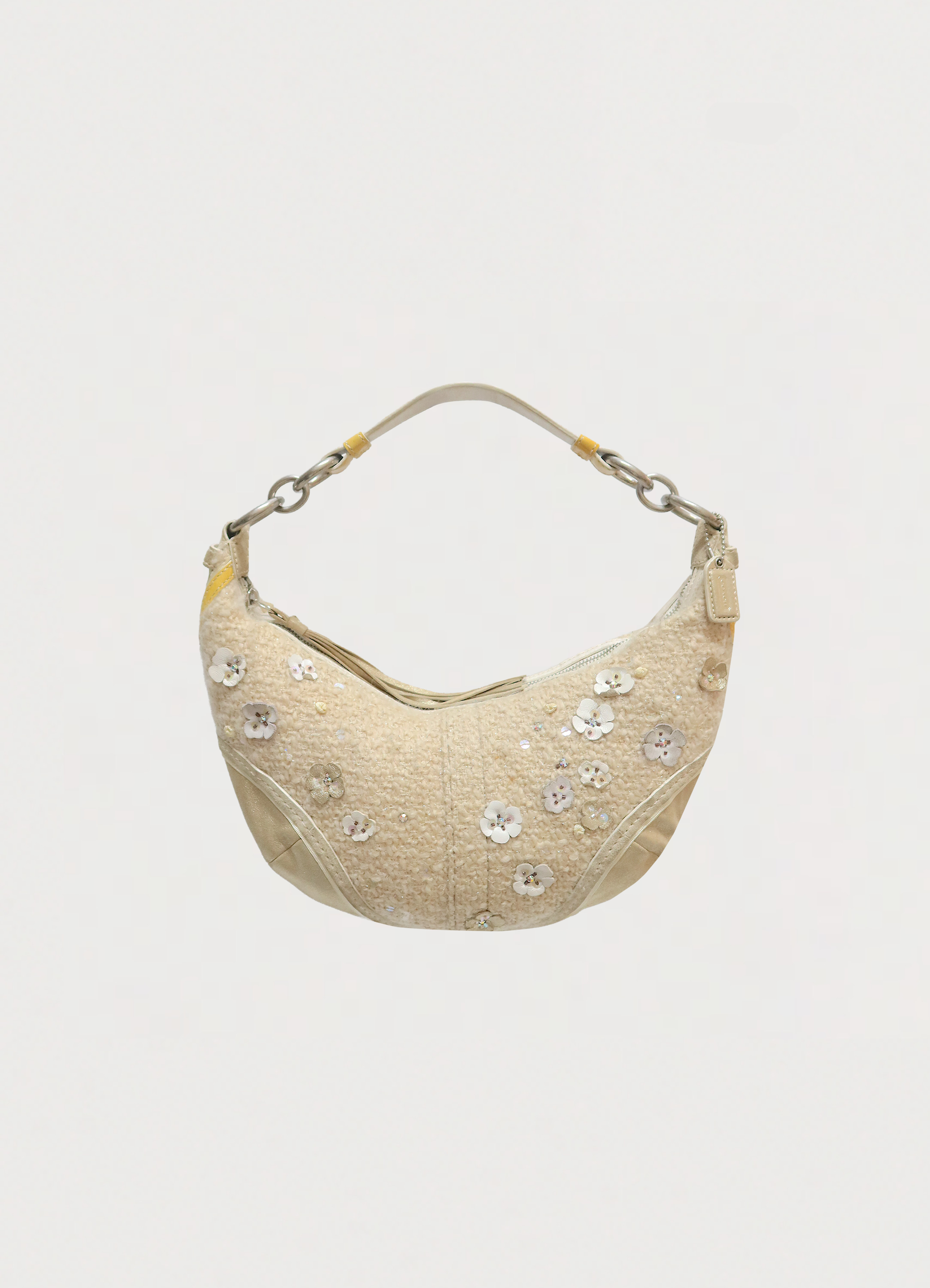 CHELSEA TWEED HOBO SHOULDER BAG