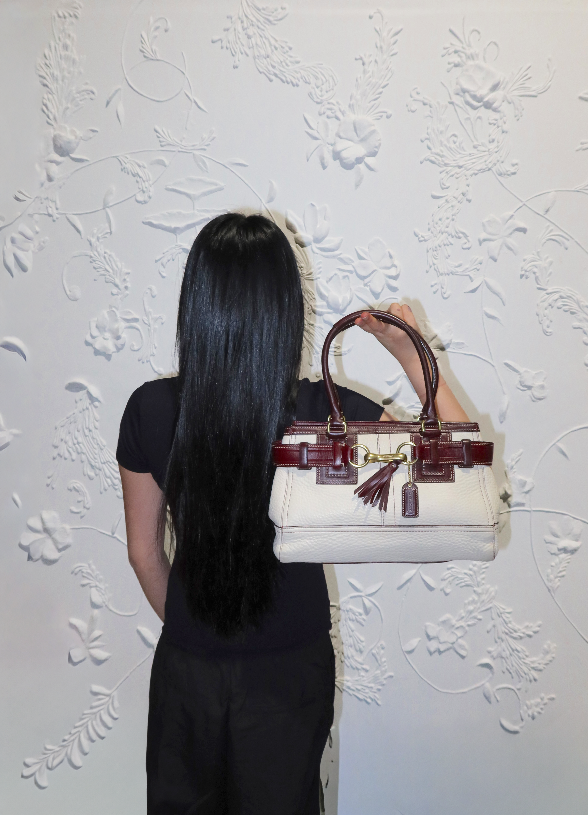 HAMPTONS LEATHER SATCHEL SHOULDER BAG